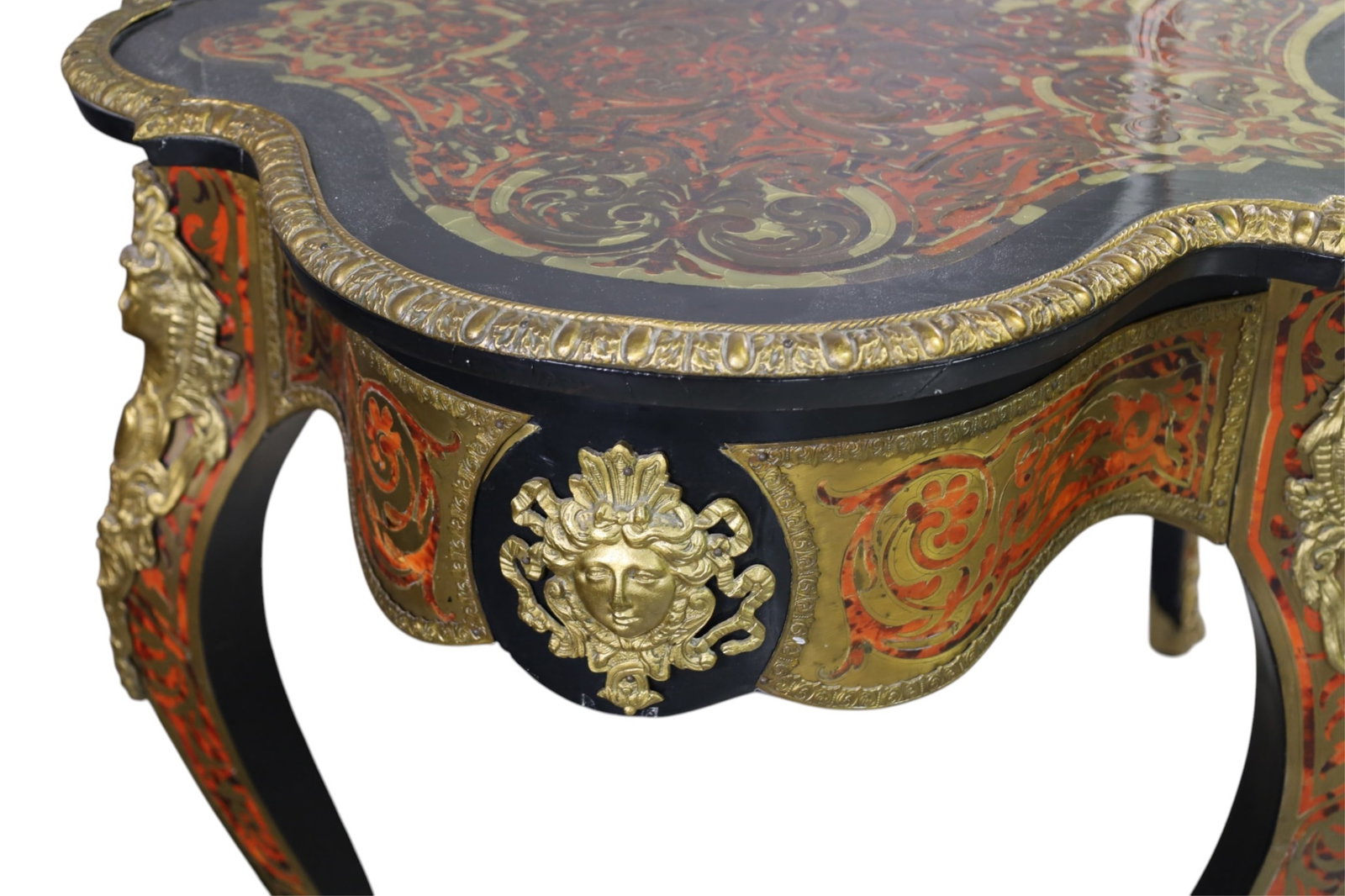 FRENCH BOULLE CENTER TABLE - 5
