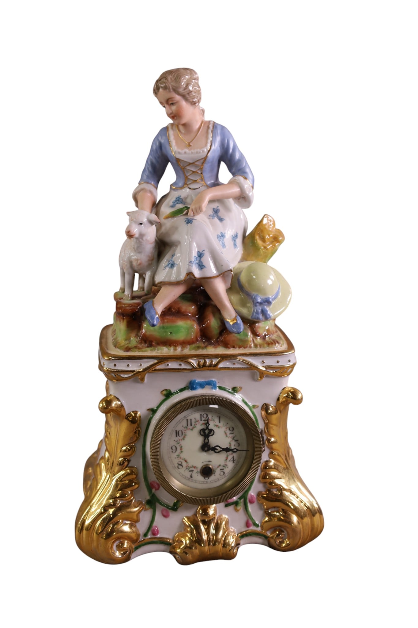 MEISSEN SHELF CLOCK