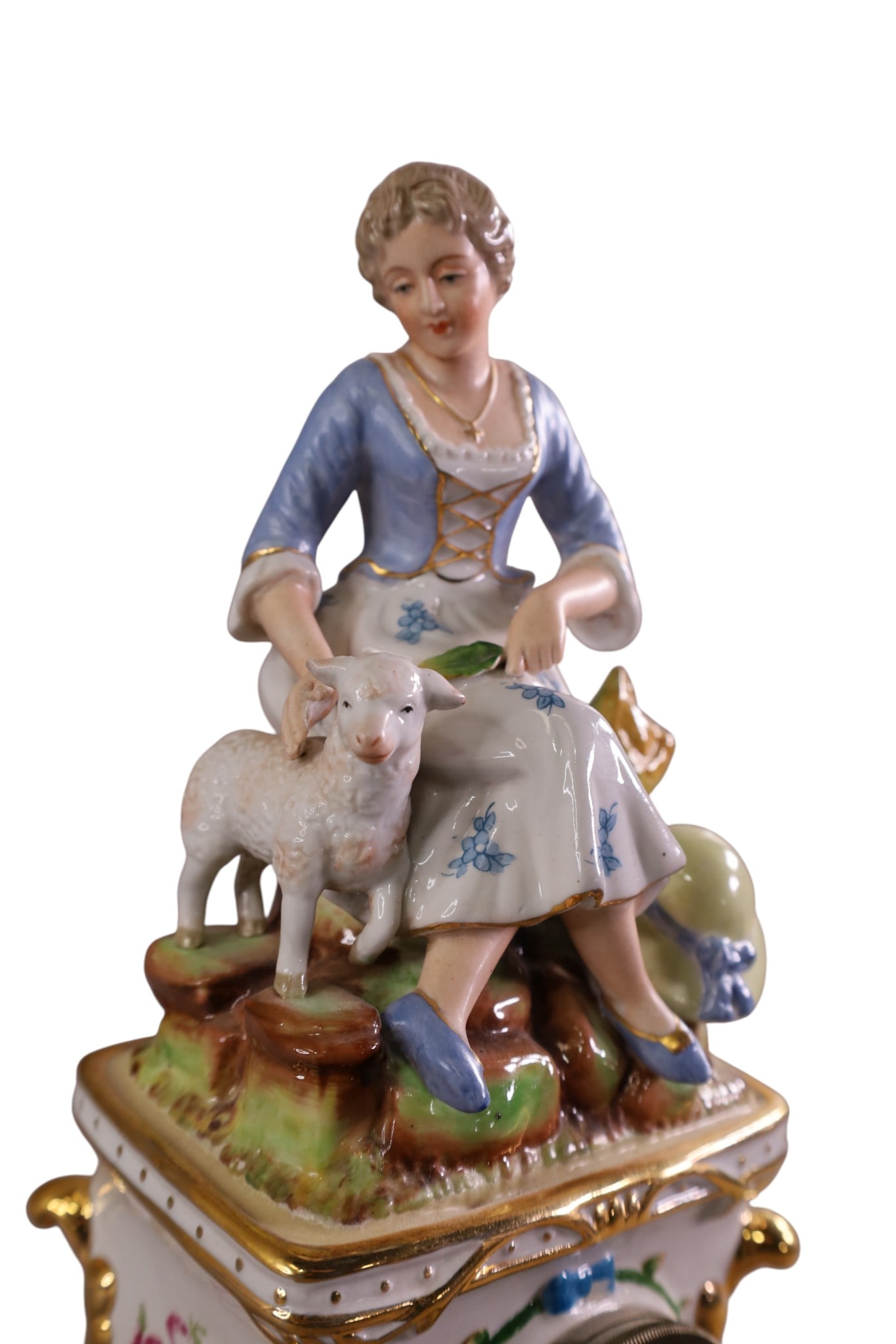 MEISSEN SHELF CLOCK - 3