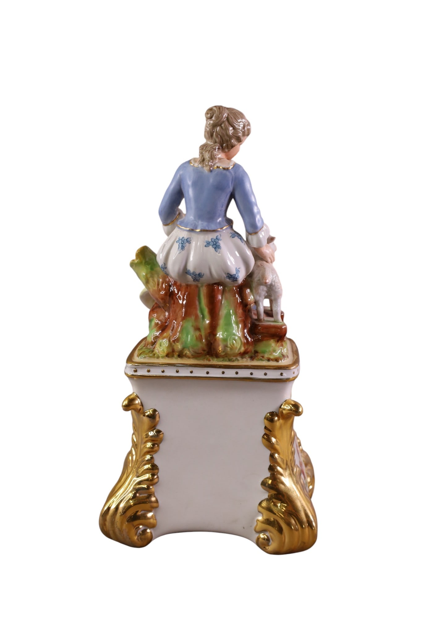 MEISSEN SHELF CLOCK - 4