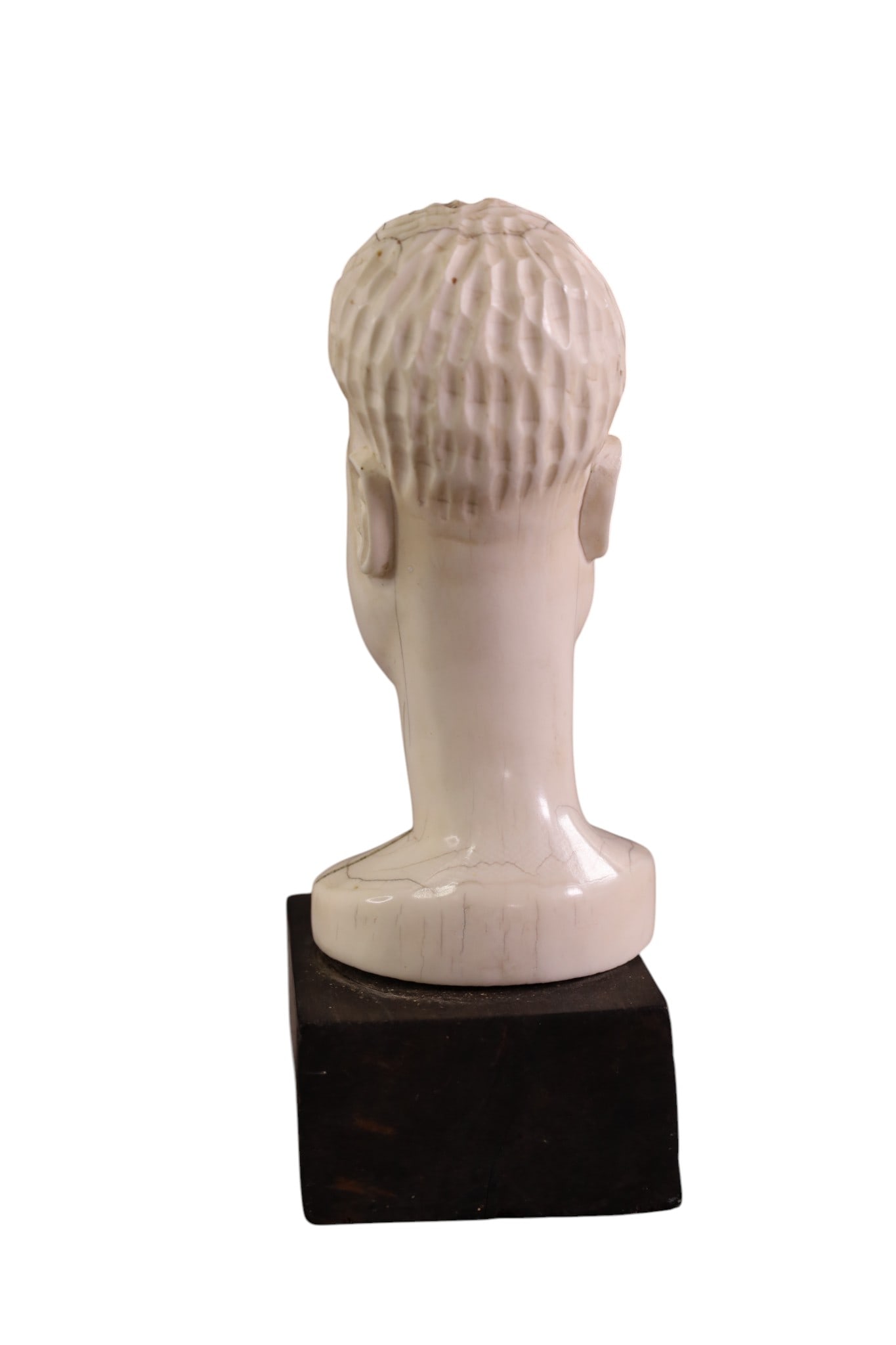 AFRICAN CARVED BUST - 2
