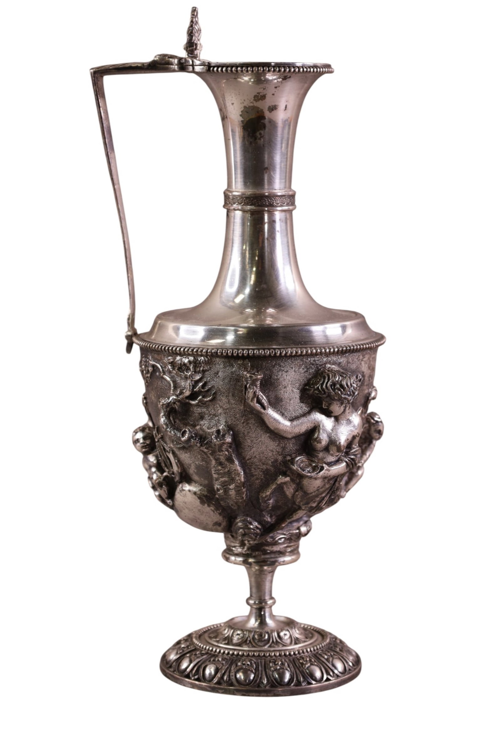 VICTORIAN SILVERPLATED EWER