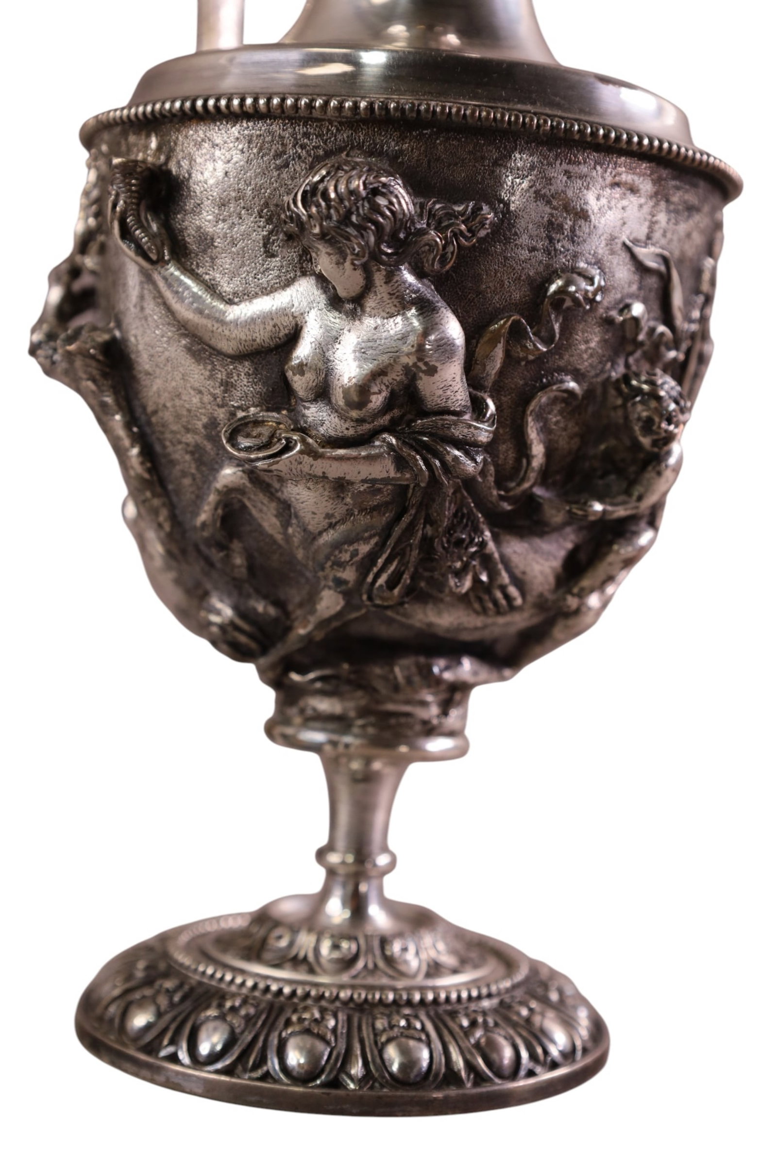 VICTORIAN SILVERPLATED EWER - 2