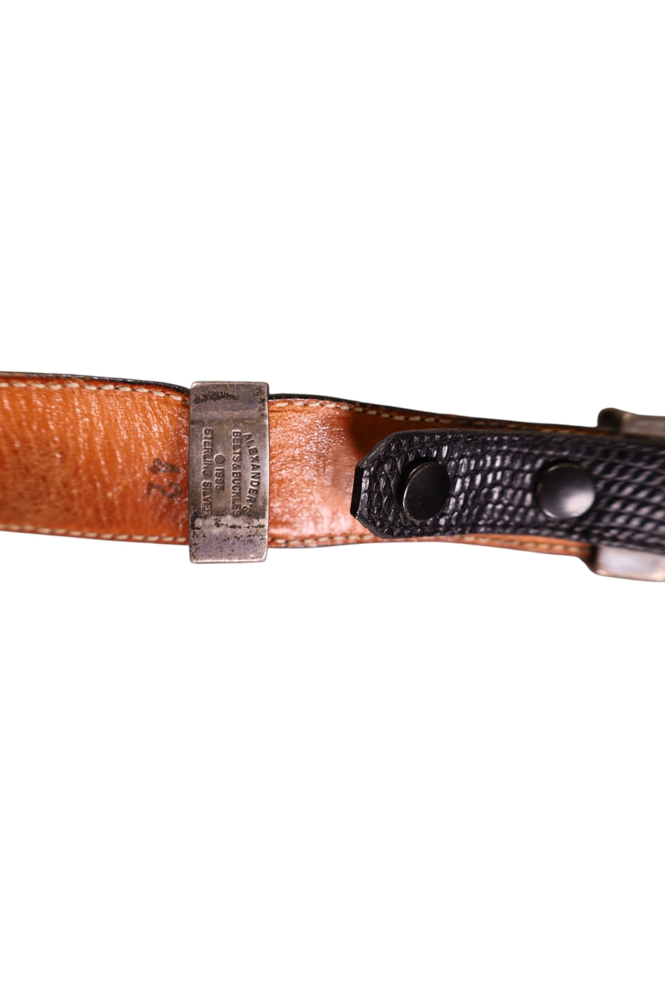 2 ANTIQUE BELTS - 2