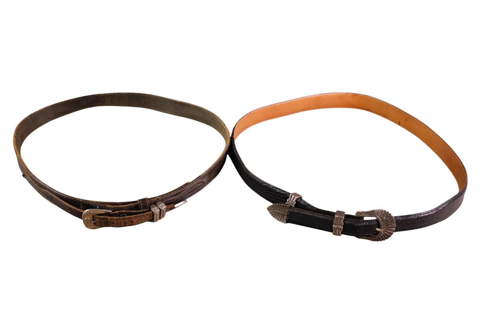2 ANTIQUE BELTS - 3