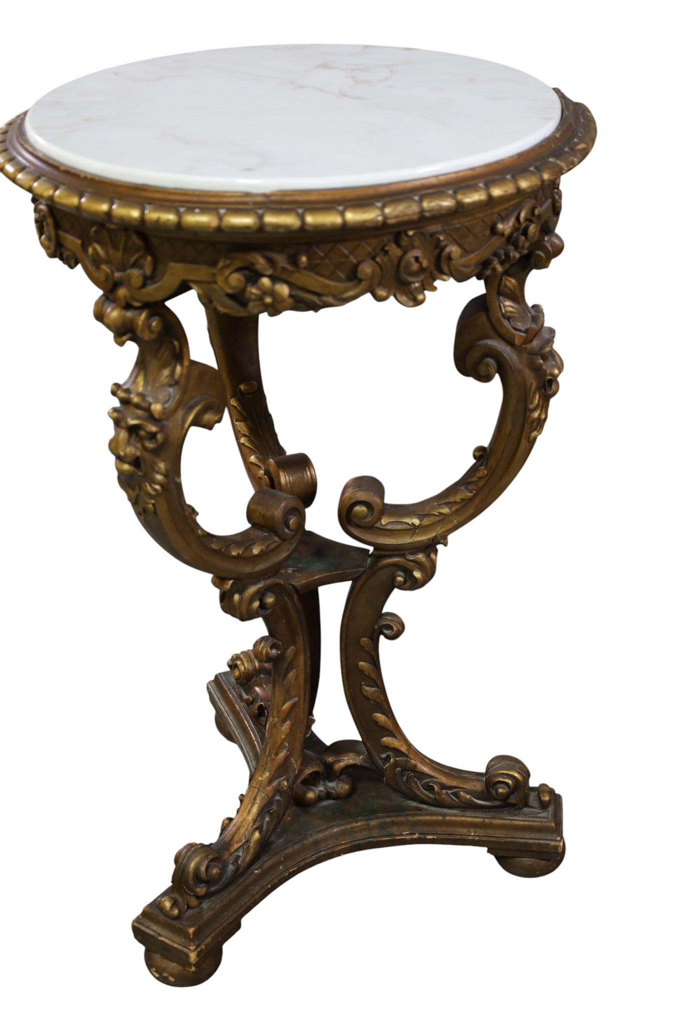 MARBLE TOP SIDE TABLE - 2