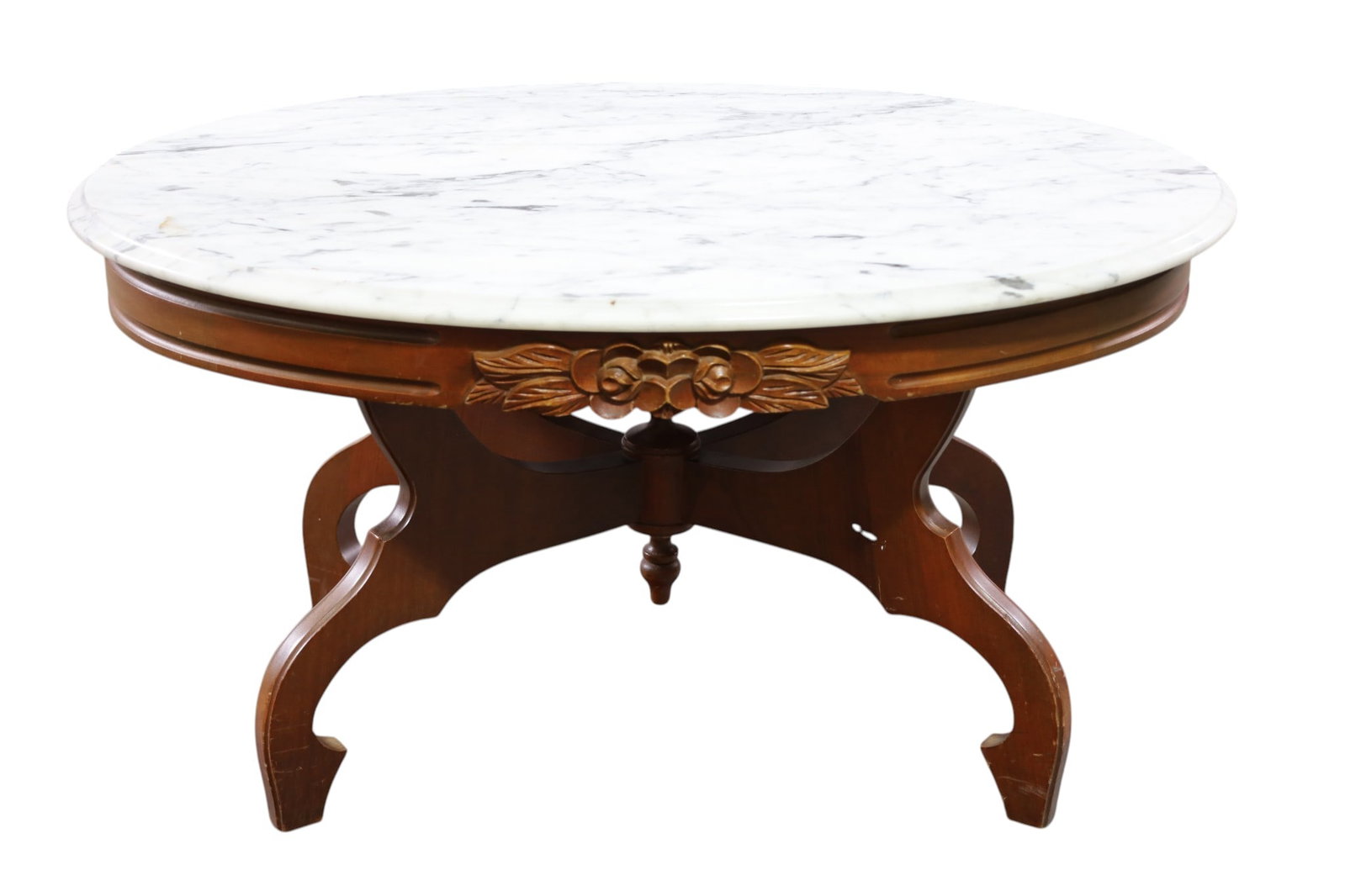 MARBLE TOP COFFEE TABLE (1 of 2)