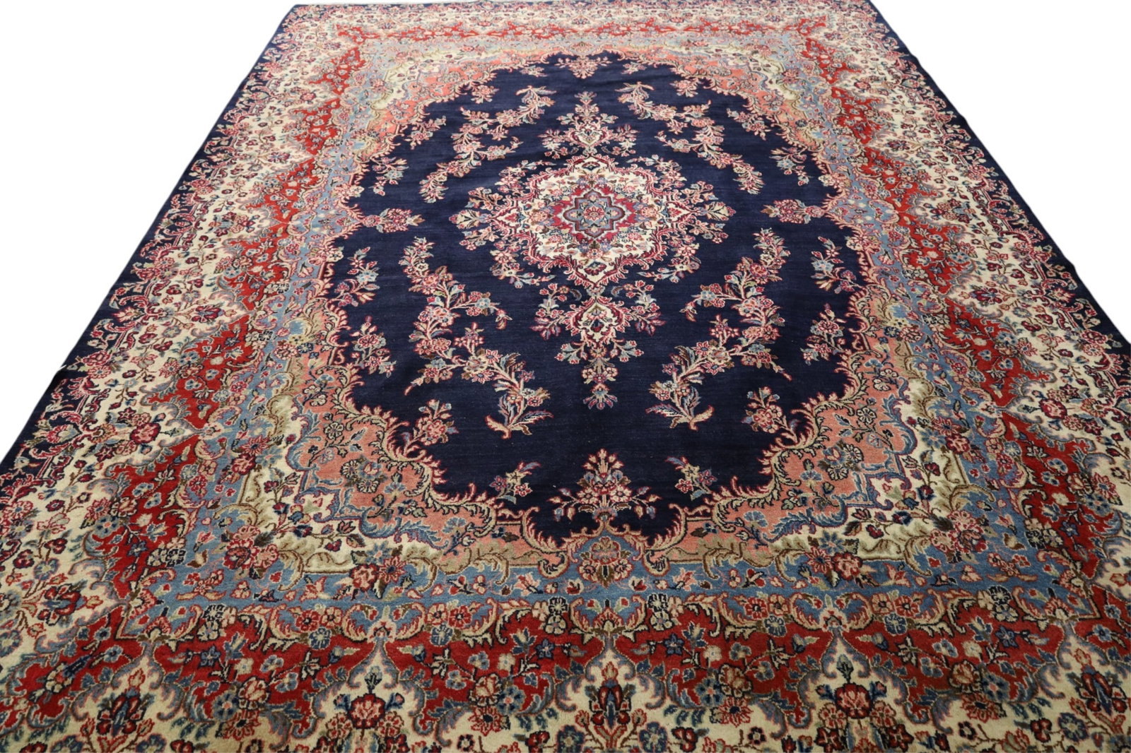 APPROX 8' 9" x 11' 7" HANDMADE WOOL RUG (1 of 4)