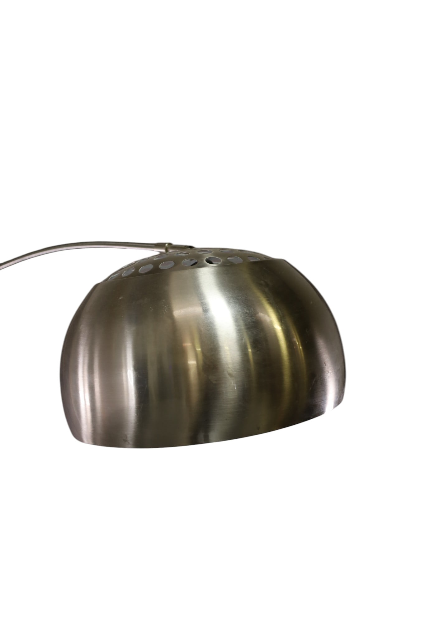 CHROME & MARBLE FLOOR LAMP - 2