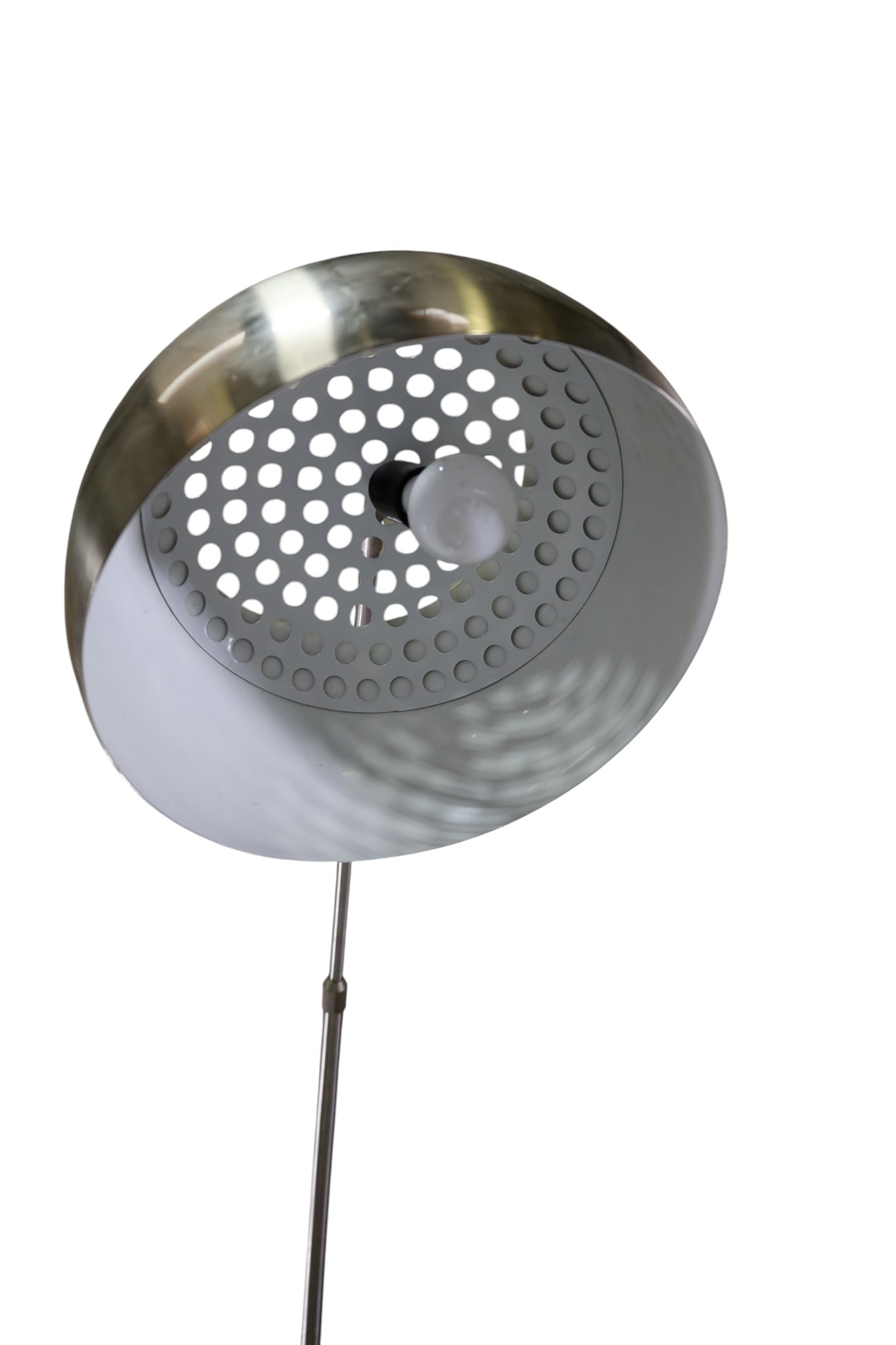 CHROME & MARBLE FLOOR LAMP - 5