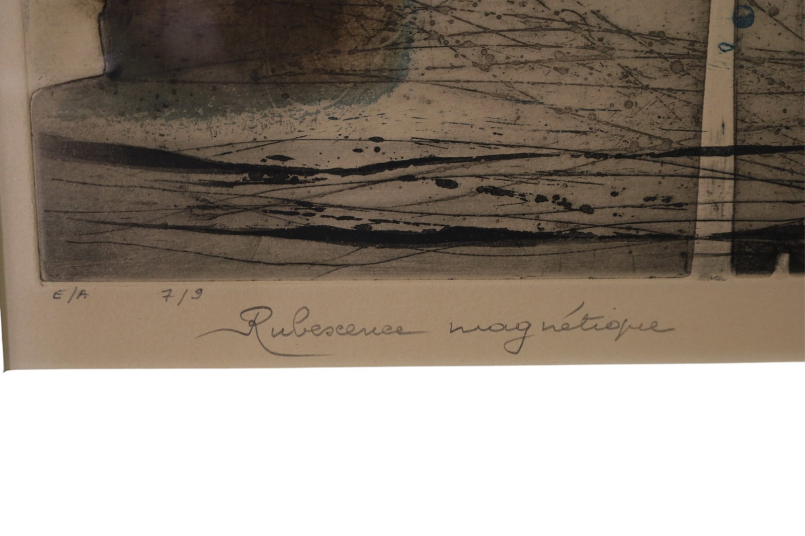RENEE LUBAROW COLORED ETCHING - 2
