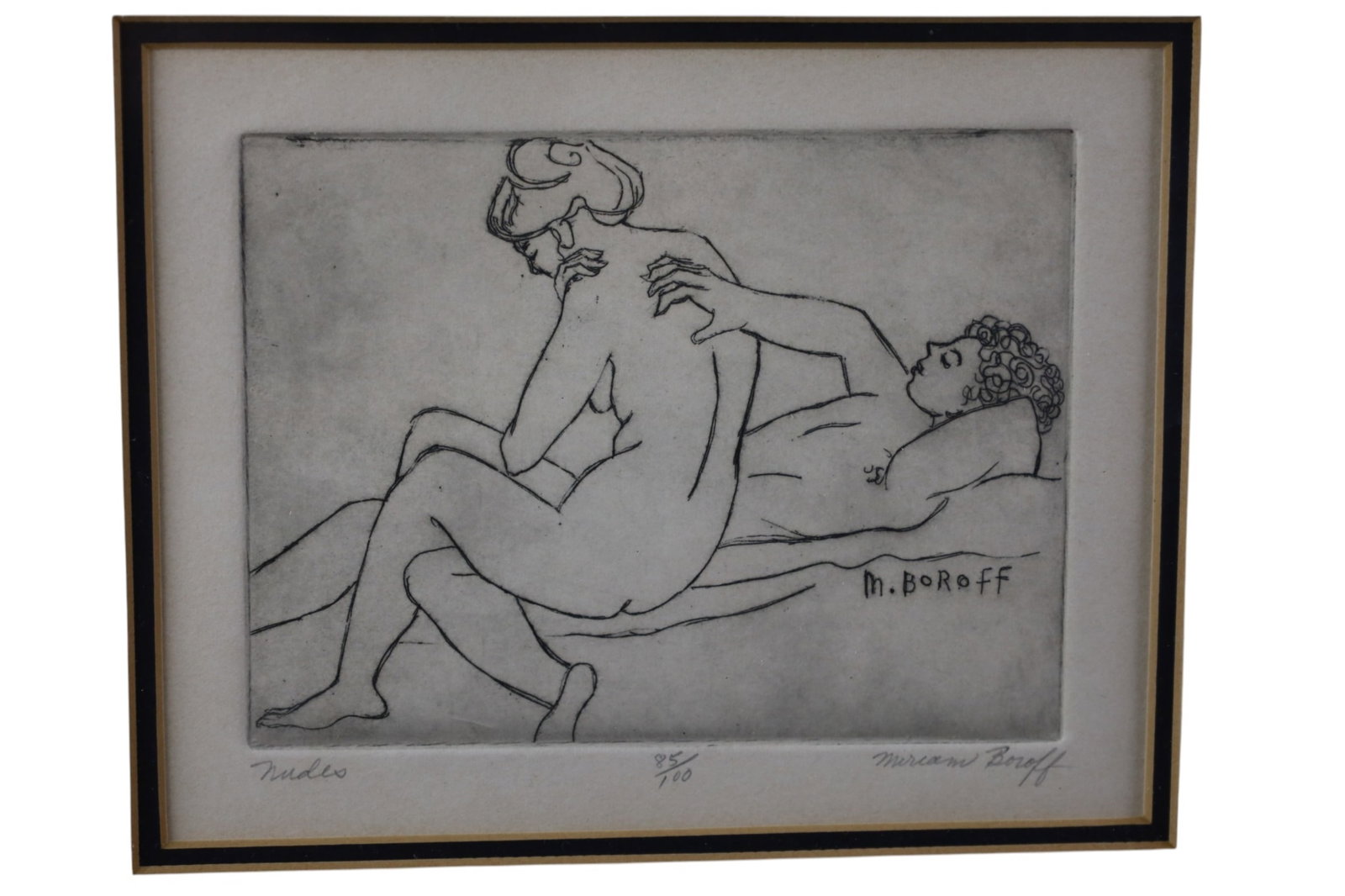 MIRIAM BOROFF ETCHING - 2