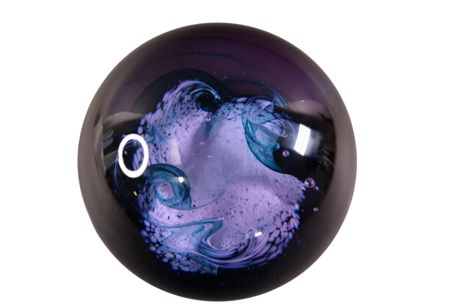 LARGE GLASS PAPERWEIGHT - 2