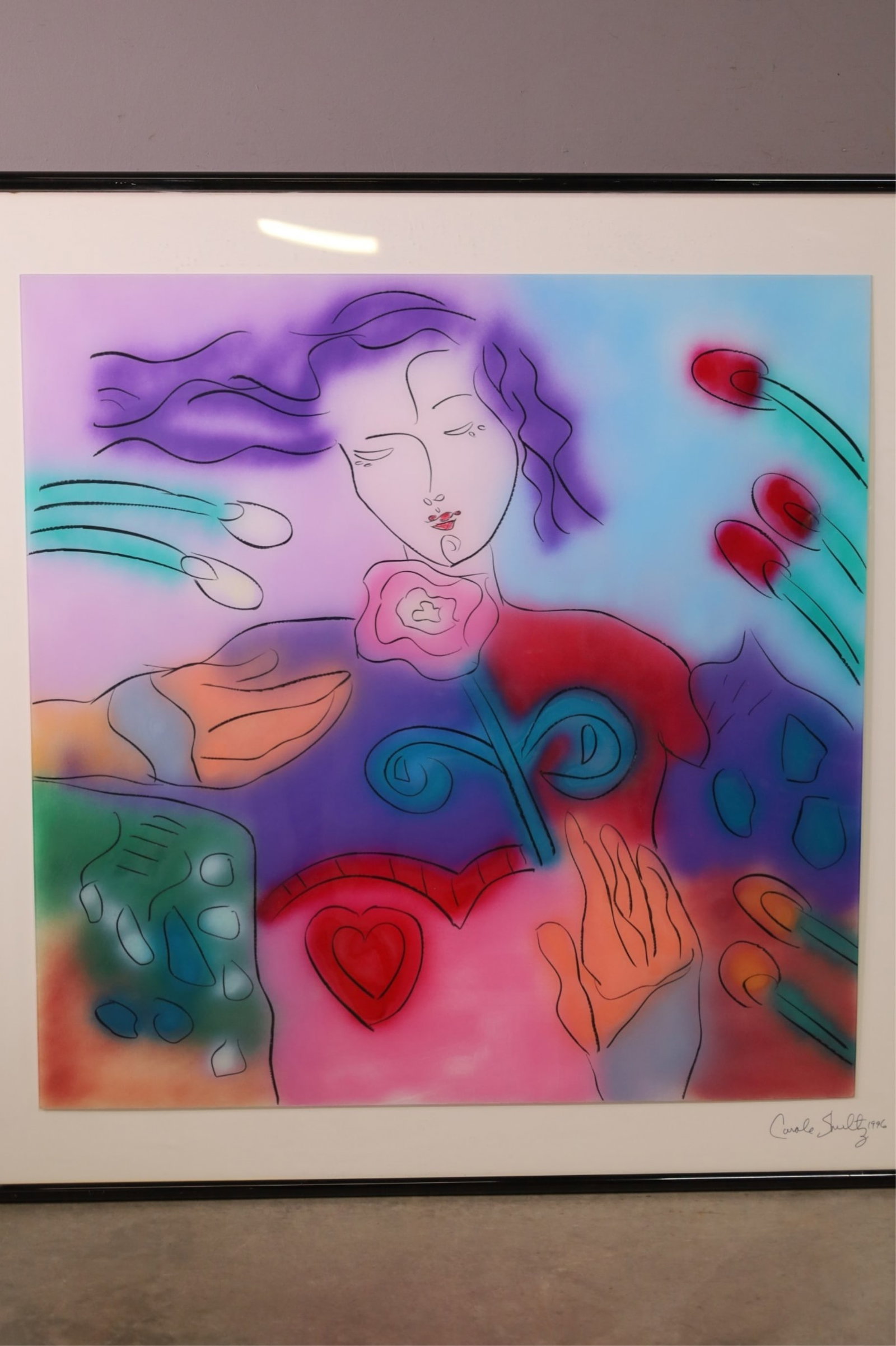 2 LARGE PAINTINGS - 2