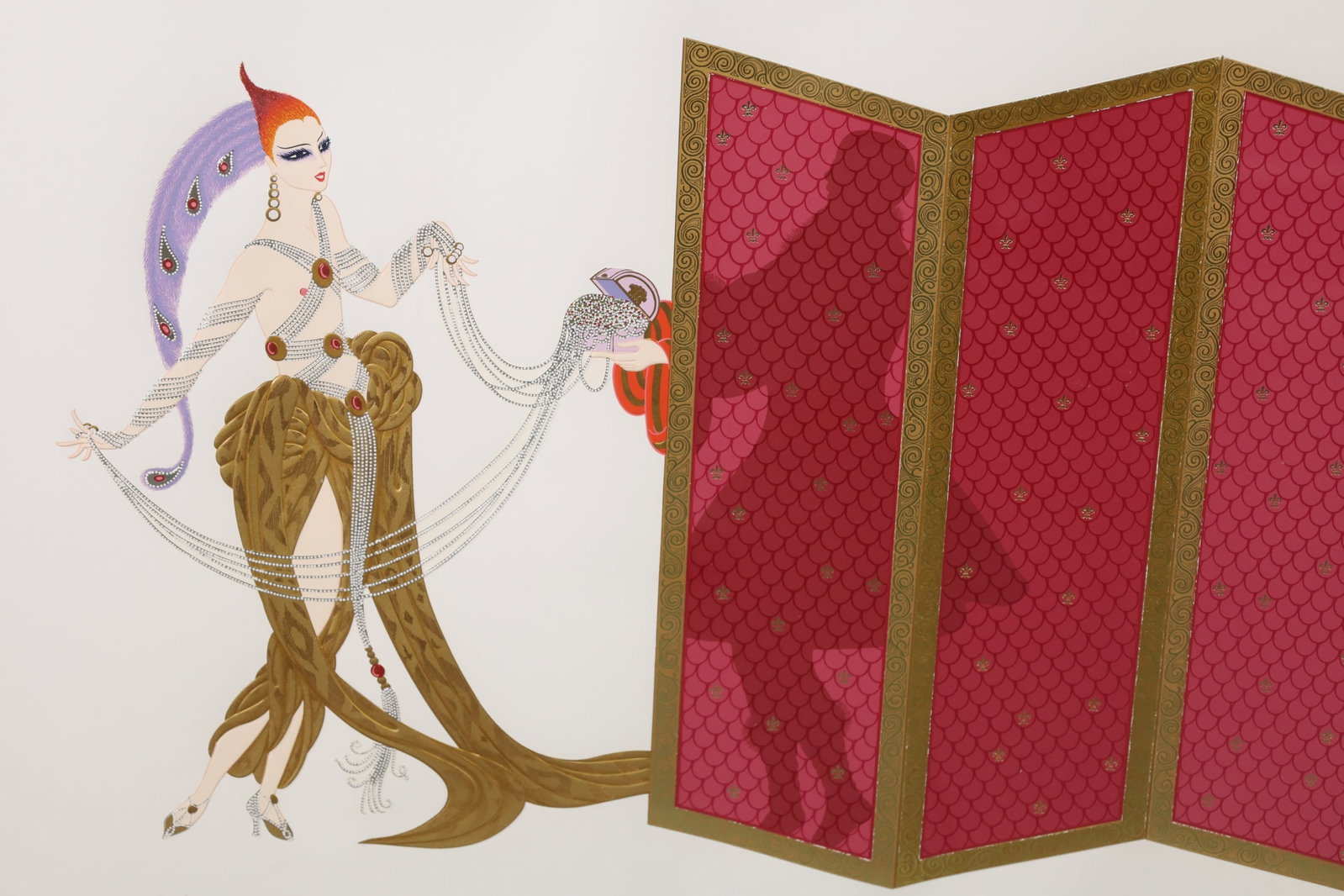 ERTE EMBOSSED SERIGRAPH - 2