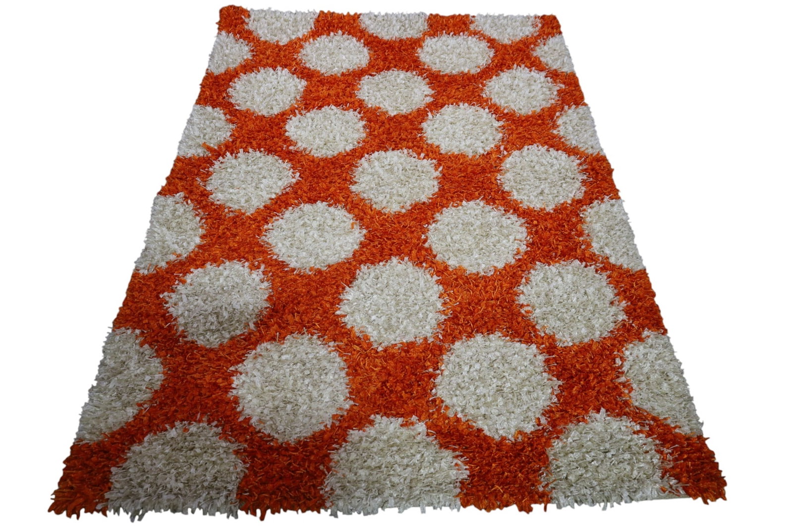MID CENTURY MODERN RUG: HAND KNOTTED MID CENTURY MODERN APPROX 5' x 7'