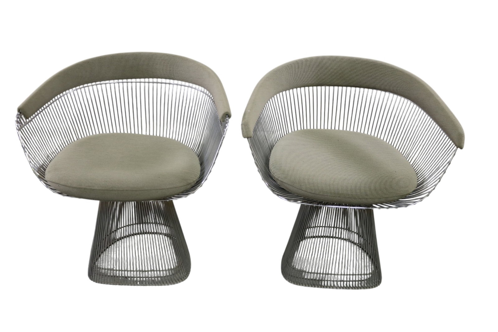 PAIR OF PLATNER STYLE CHAIRS (1 of 4)