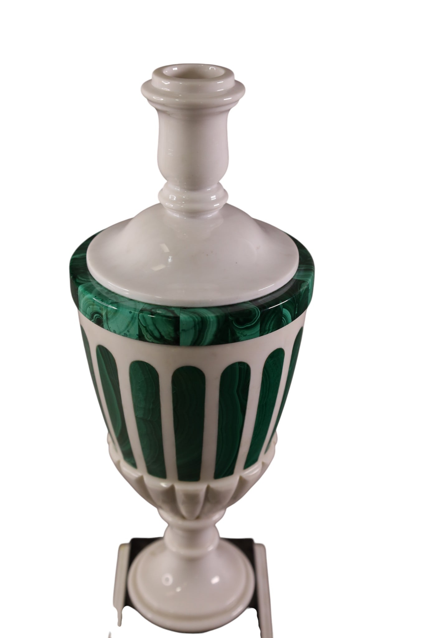 MALACHITE & MARBLE URN - 2