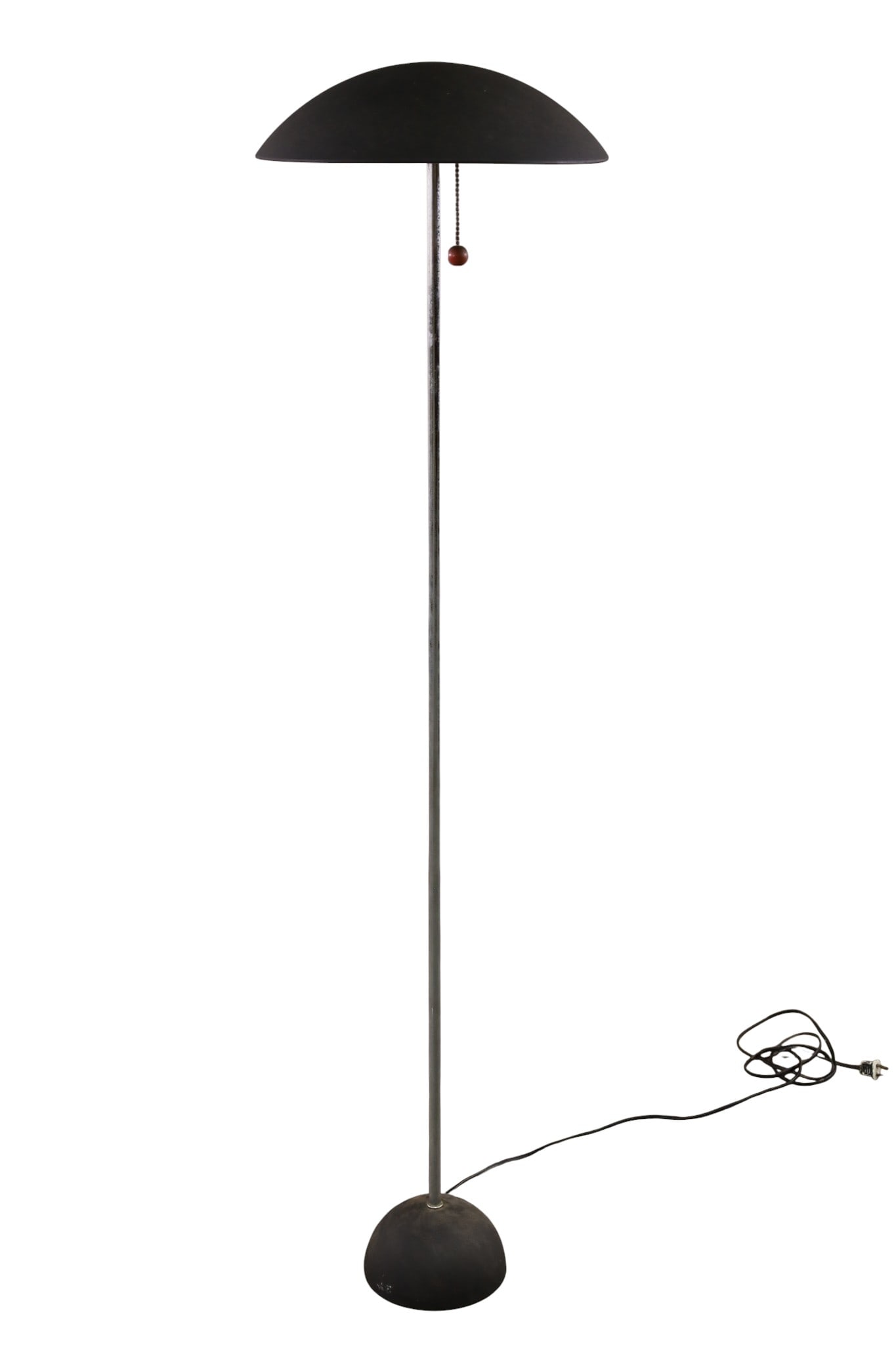VINTAGE FLOOR LAMP: VINTAGE FLOOR LAMP, PITTING TO SURFACE. 49" H. THIS ITEM EXCEEDS SIZE, WEIGHT, AND OR FRAGILITY LIMITATIONS FOR IN HOUSE SHIPPING, MUST BE PICKED UP IN HOUSE OR SHIPPED VIA 3rd PARTY GROUND SHIPPER.