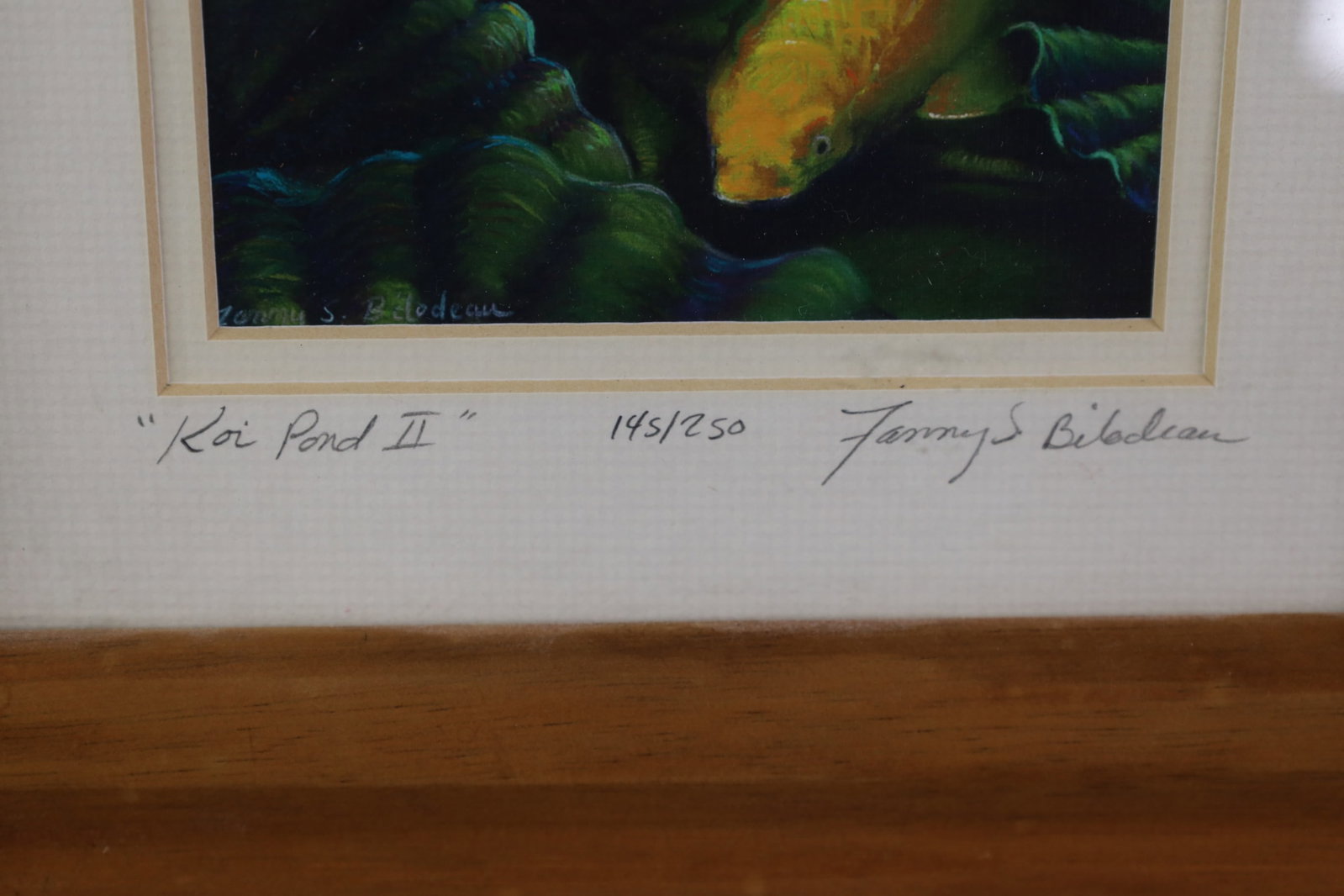 FANNY BILODEAU FRAMED SERIGRAPH - 2
