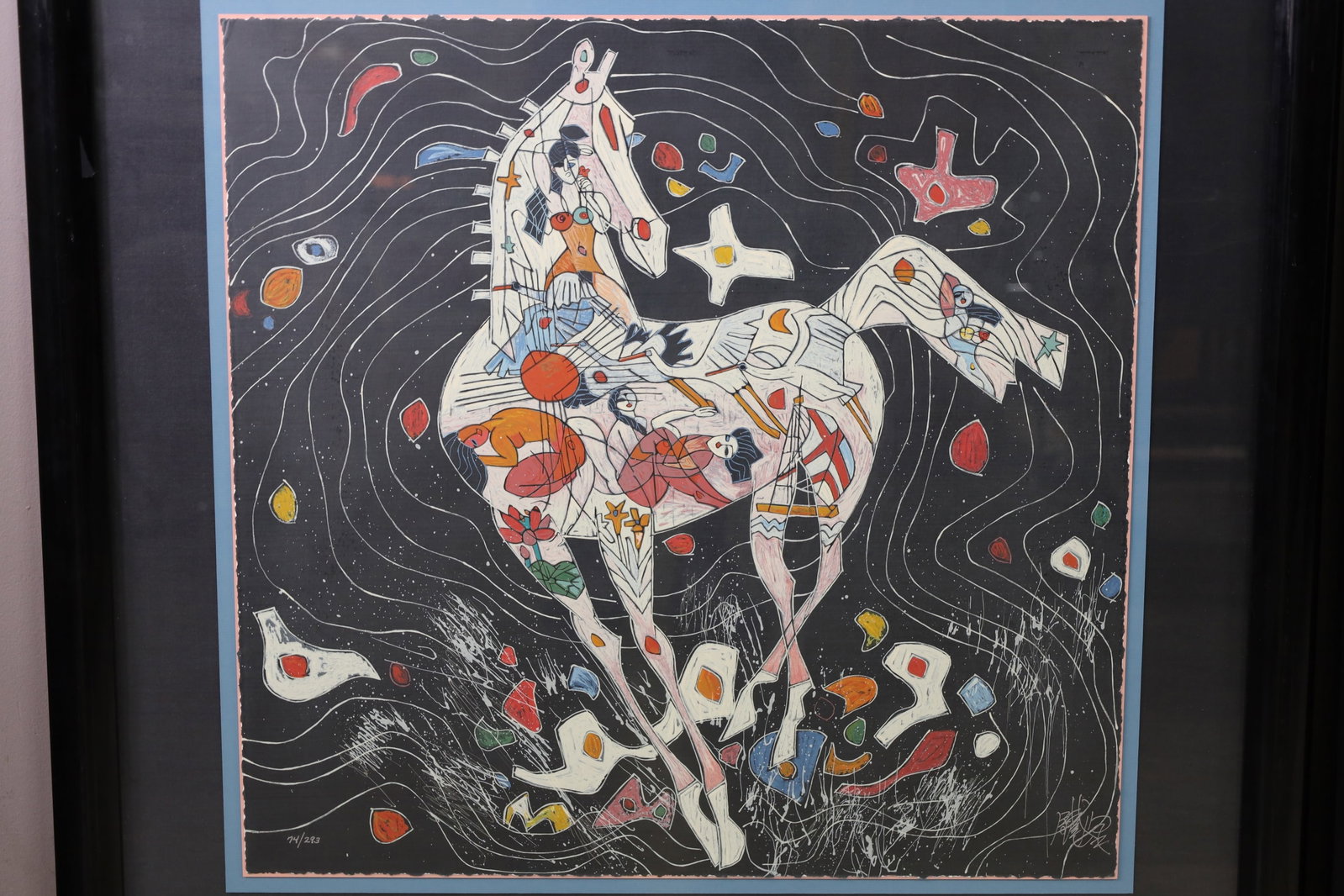 2 JIANG TIEFENG FRAMED SERIGRAPHS - 5