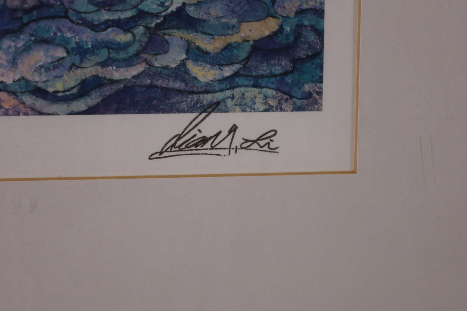 JIANG LI FRAMED SERIGRAPH - 2
