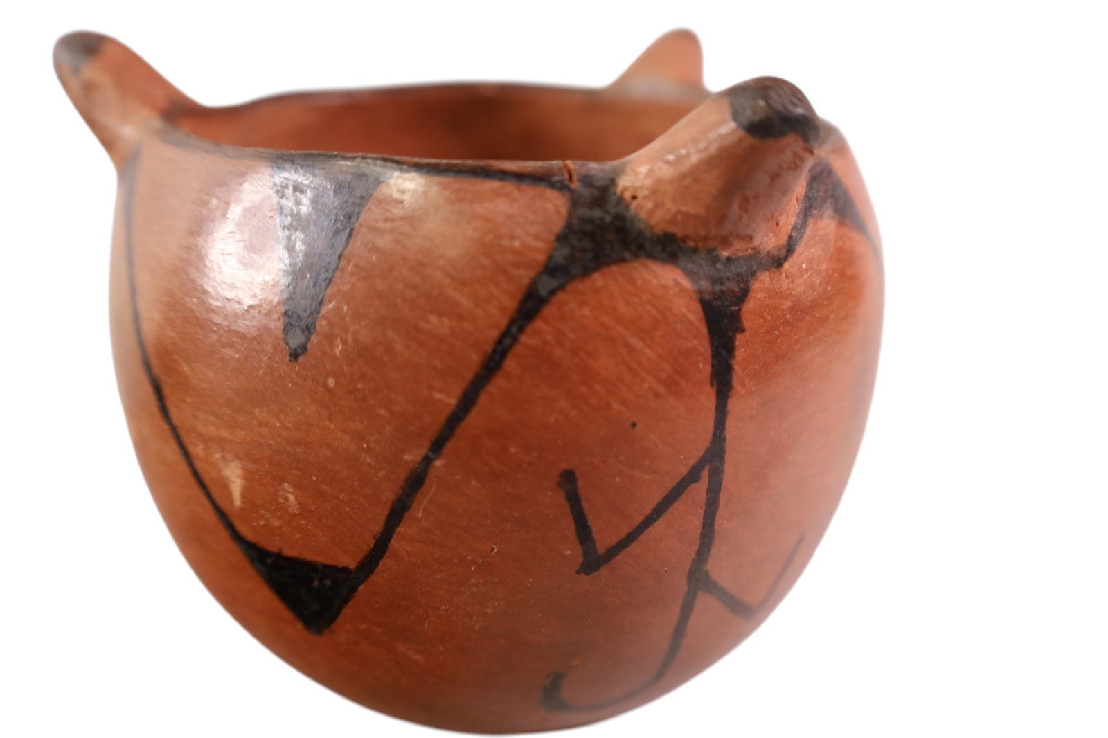 2 NATIVE AMERICAN POTS - 4