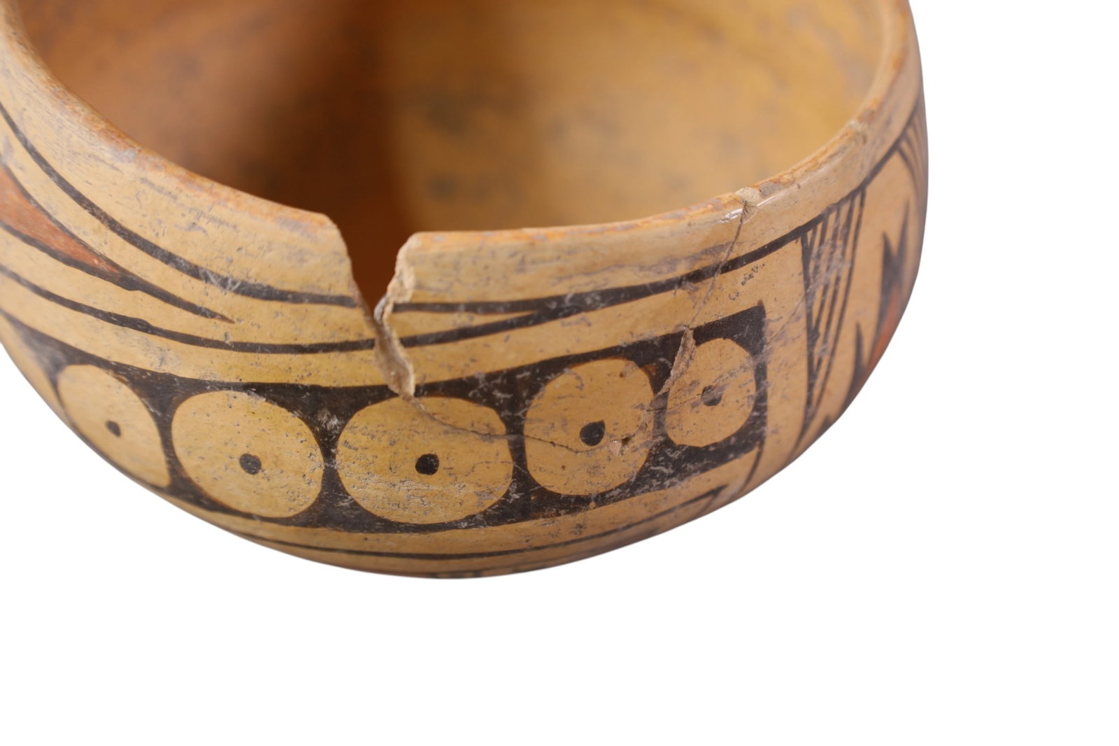 3 POLYCHROME BOWLS - 5
