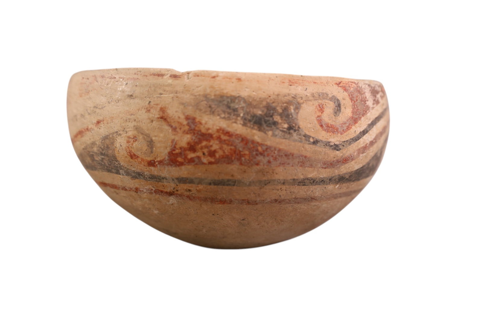 3 POLYCHROME BOWLS - 6