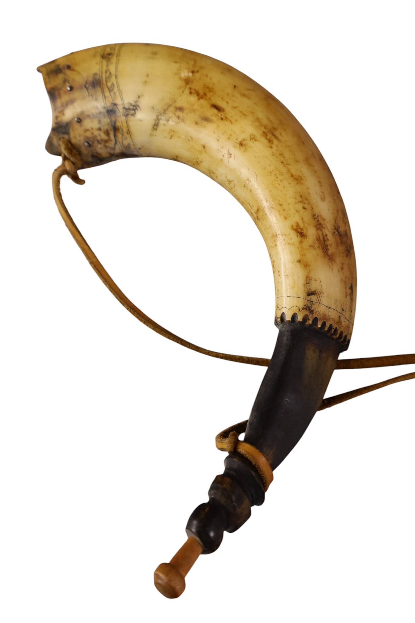 2 POWDER HORNS - 3