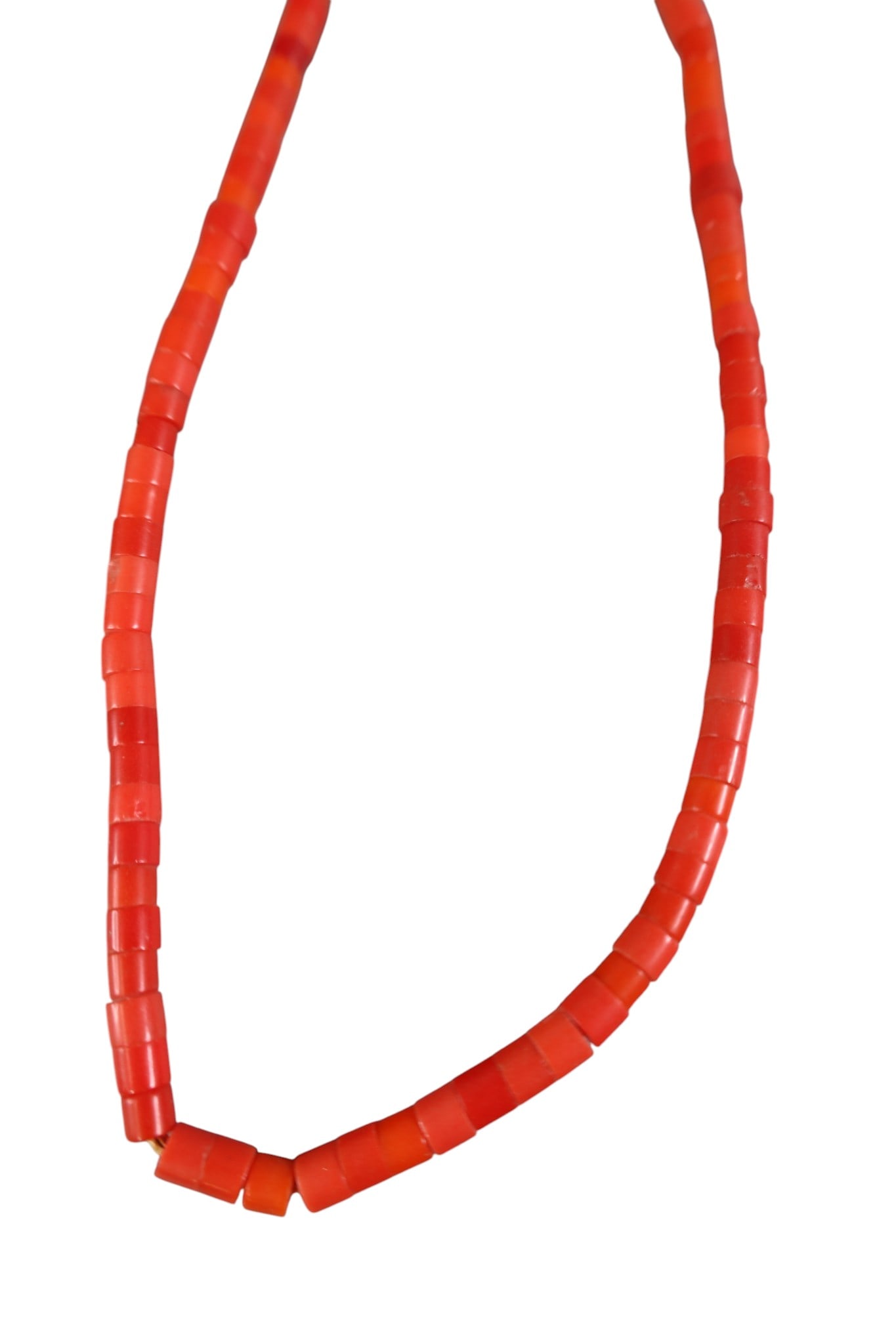 3 CORAL NECKLACES - 3