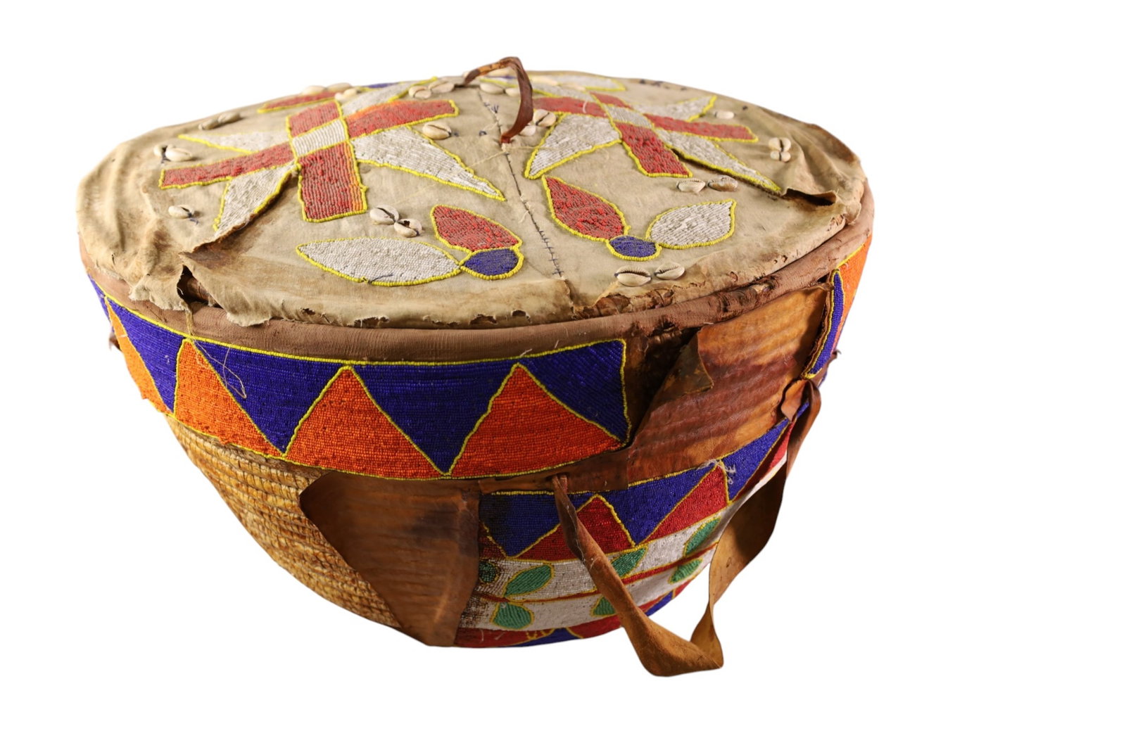 LARGE TRIBAL BASKET (1 of 4)