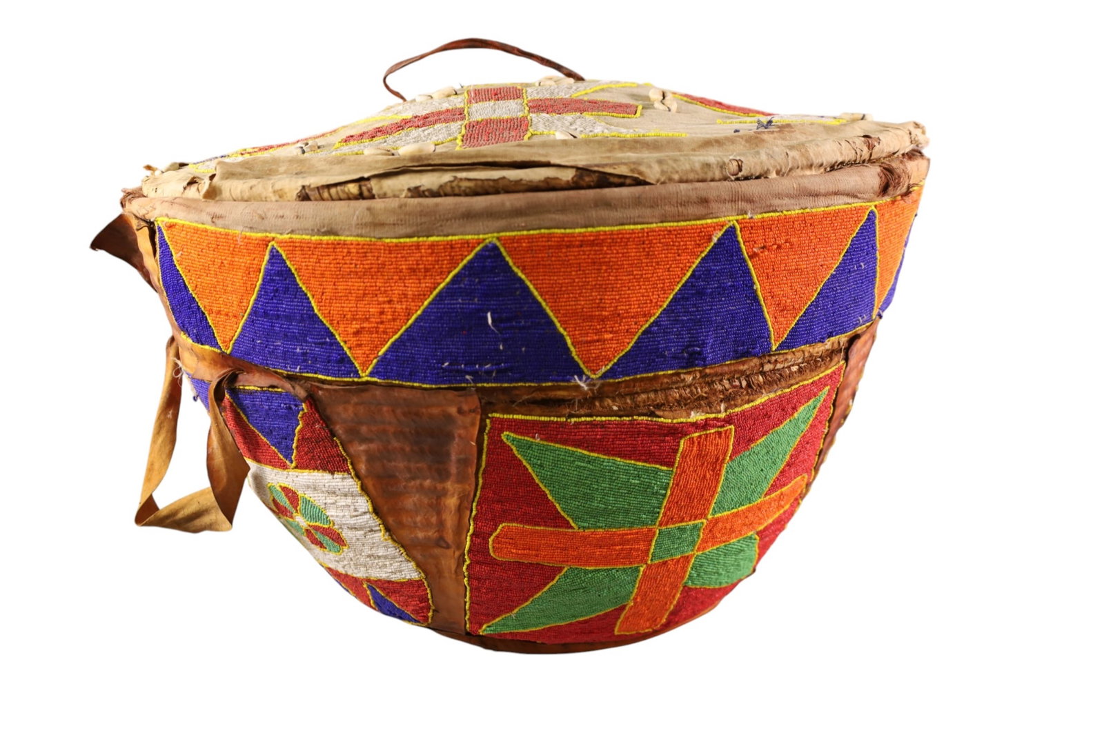LARGE TRIBAL BASKET - 3