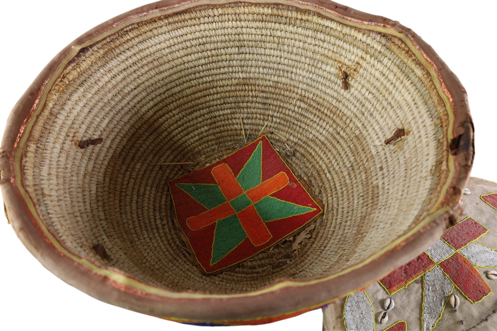 LARGE TRIBAL BASKET - 4