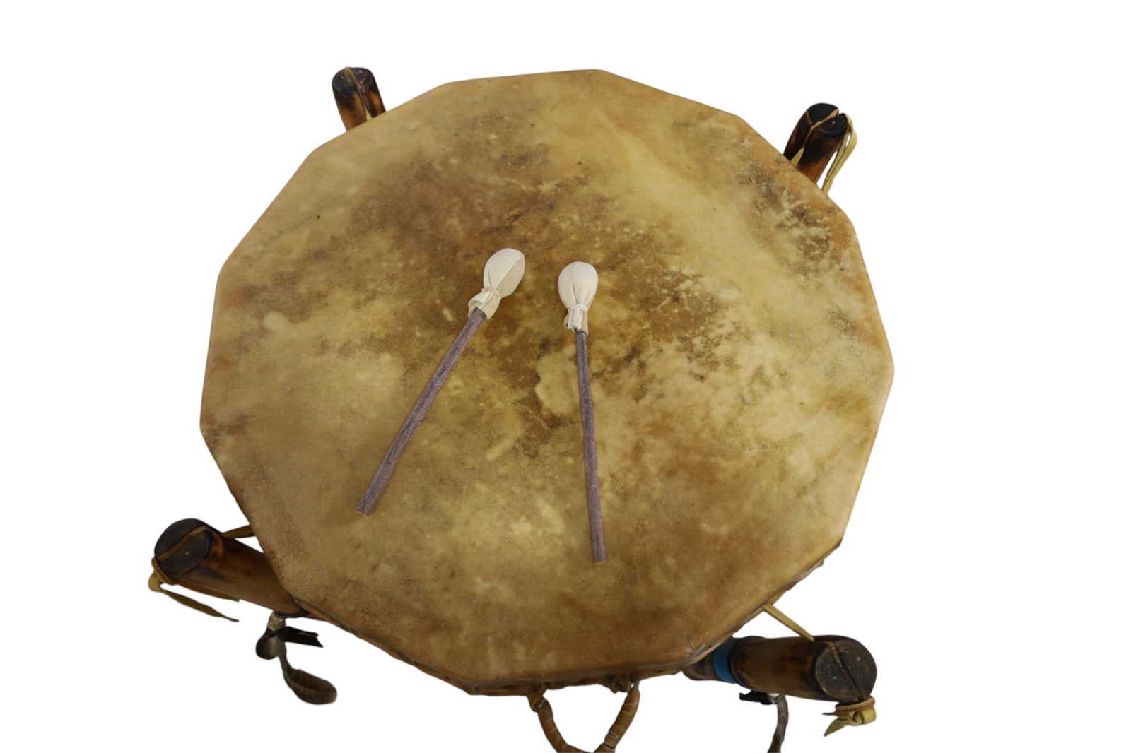 NATIVE AMERICAN DRUM TABLE - 3