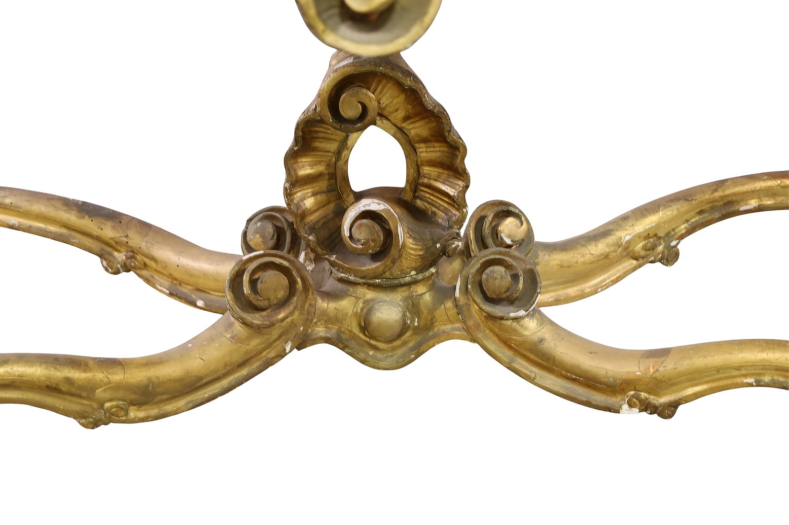 LARGE MARBLE TOP CONSOLE - 3