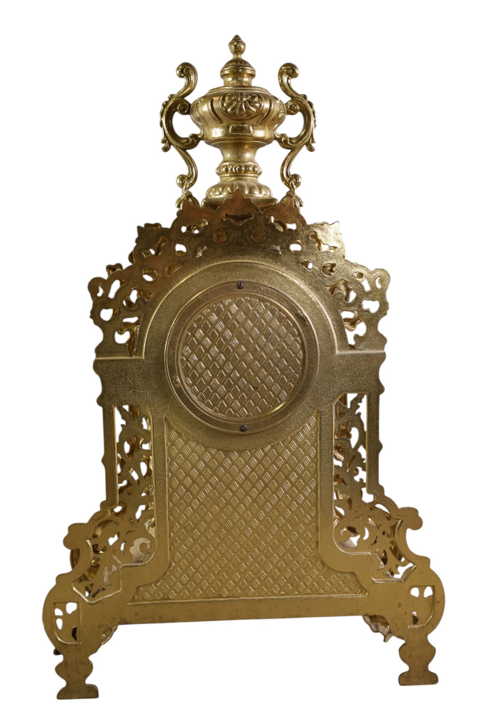 LARGE BRASS CLOCK - 2