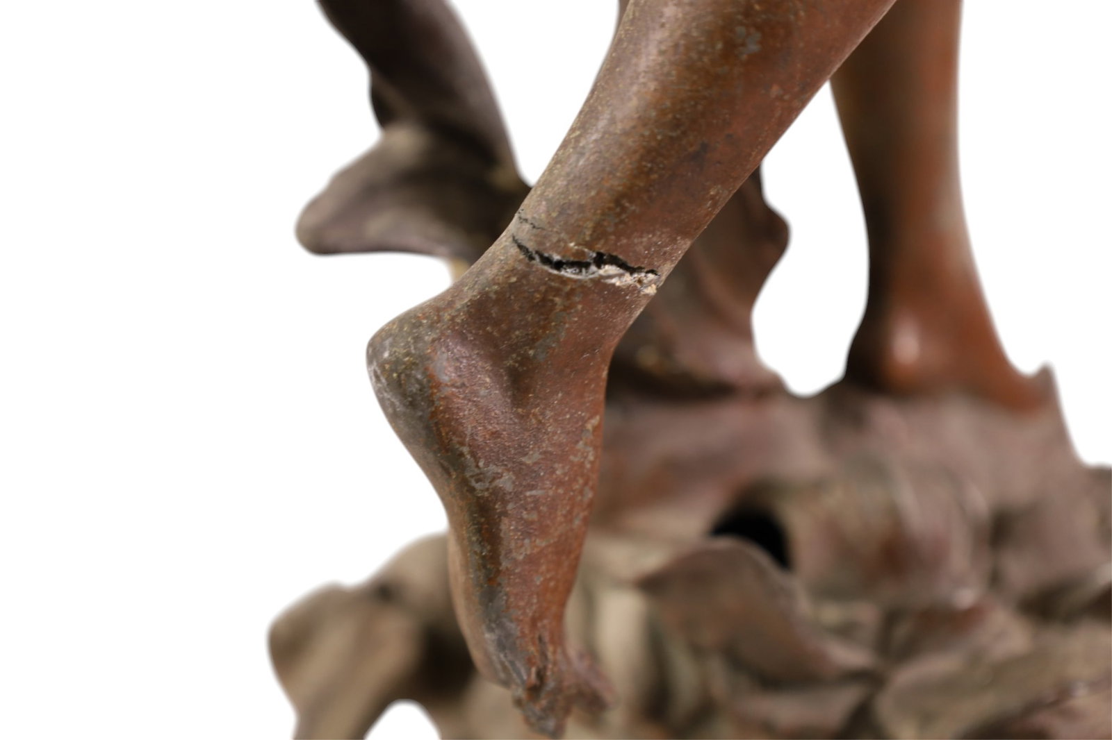 VICTORIAN SPELTER STATUE - 4