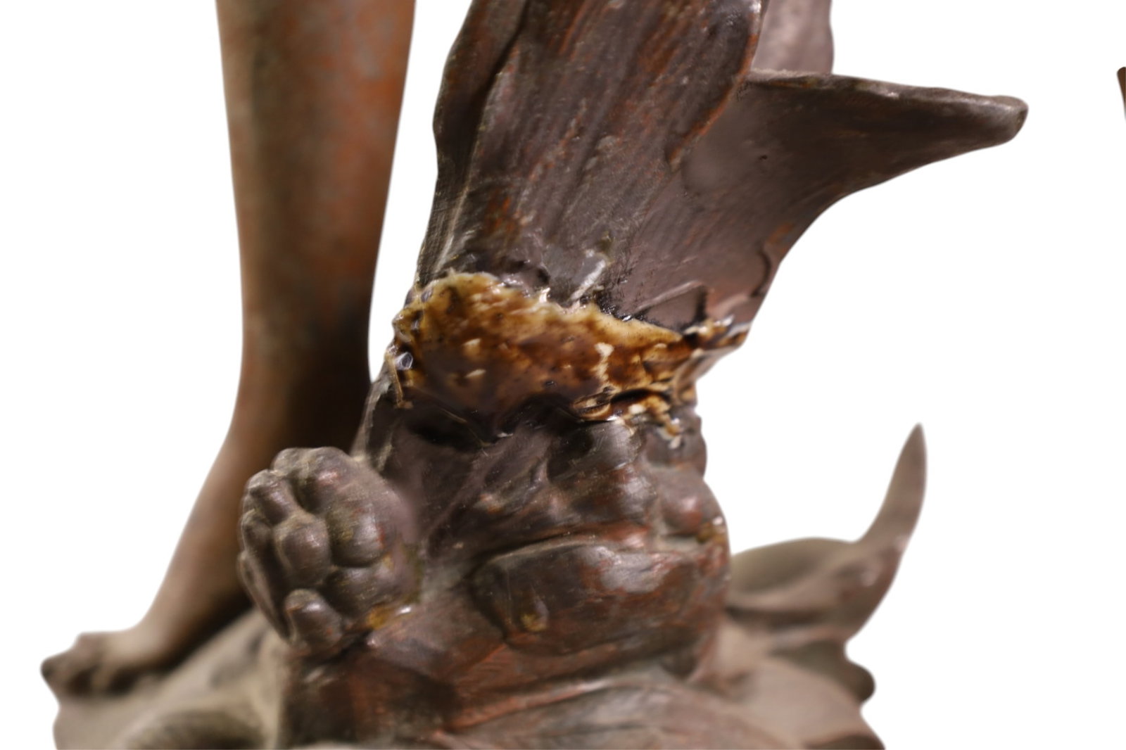 VICTORIAN SPELTER STATUE - 5