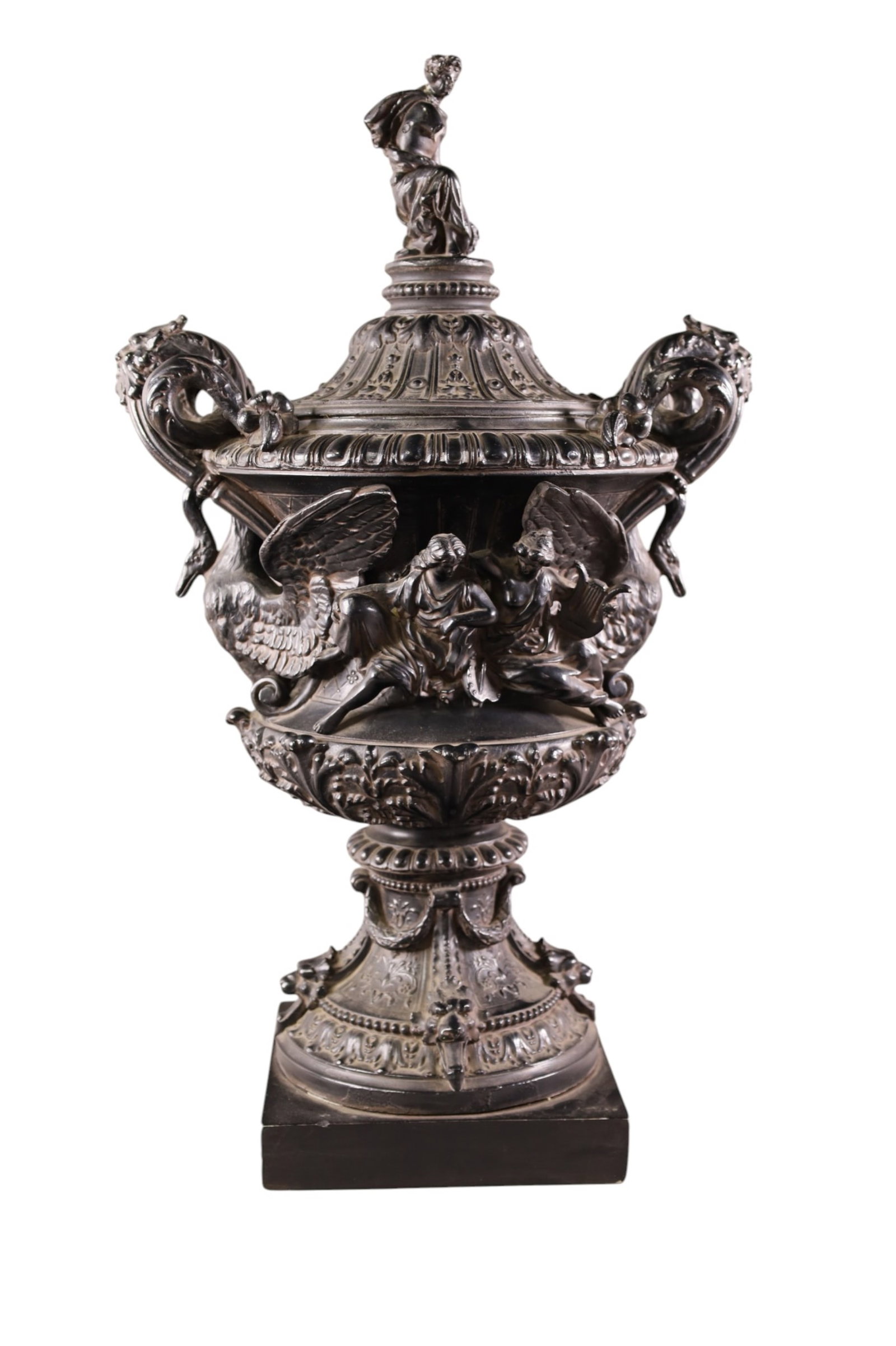 DECORATIVE LIDDED URN (1 of 5)