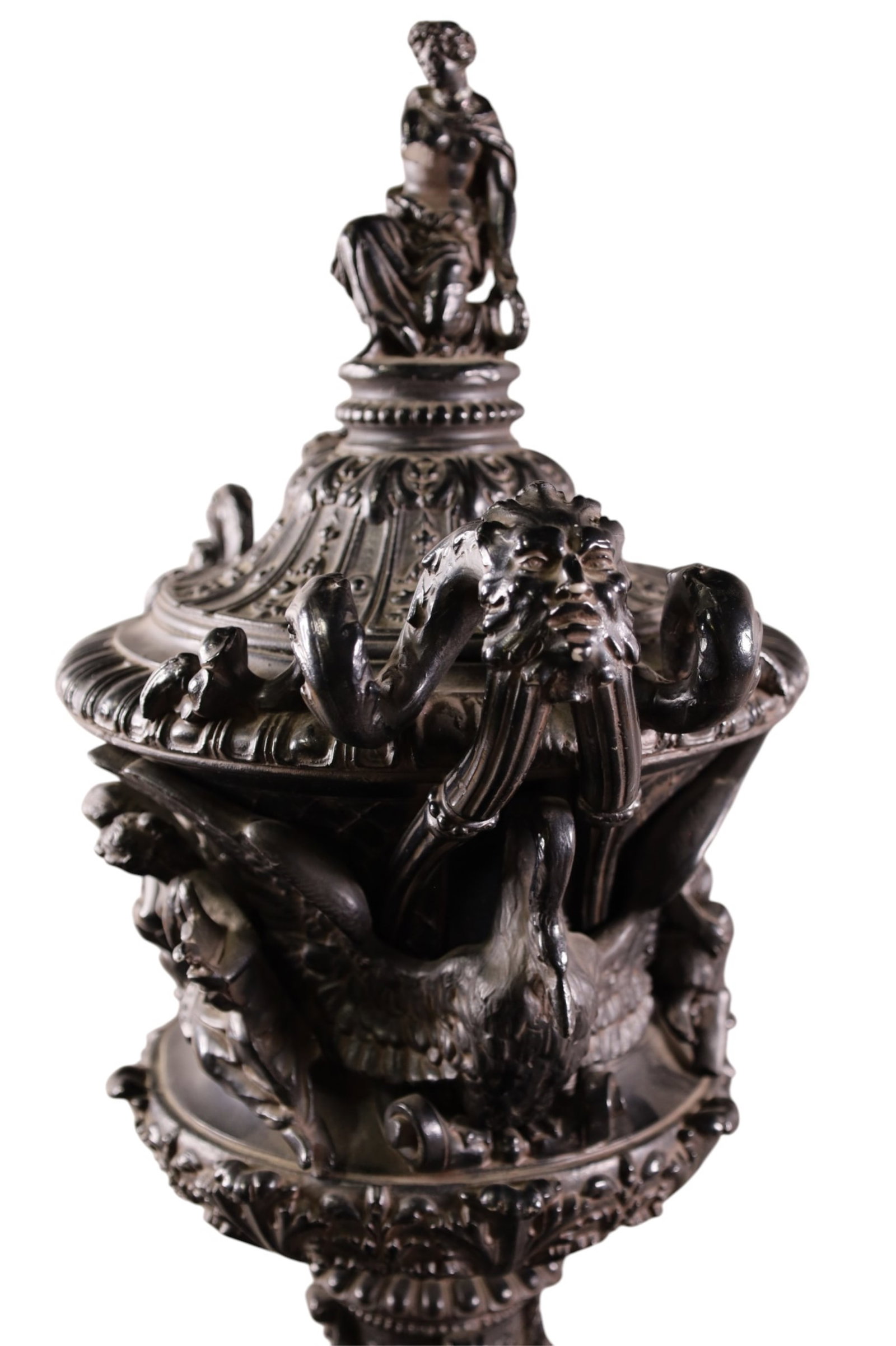 DECORATIVE LIDDED URN - 3