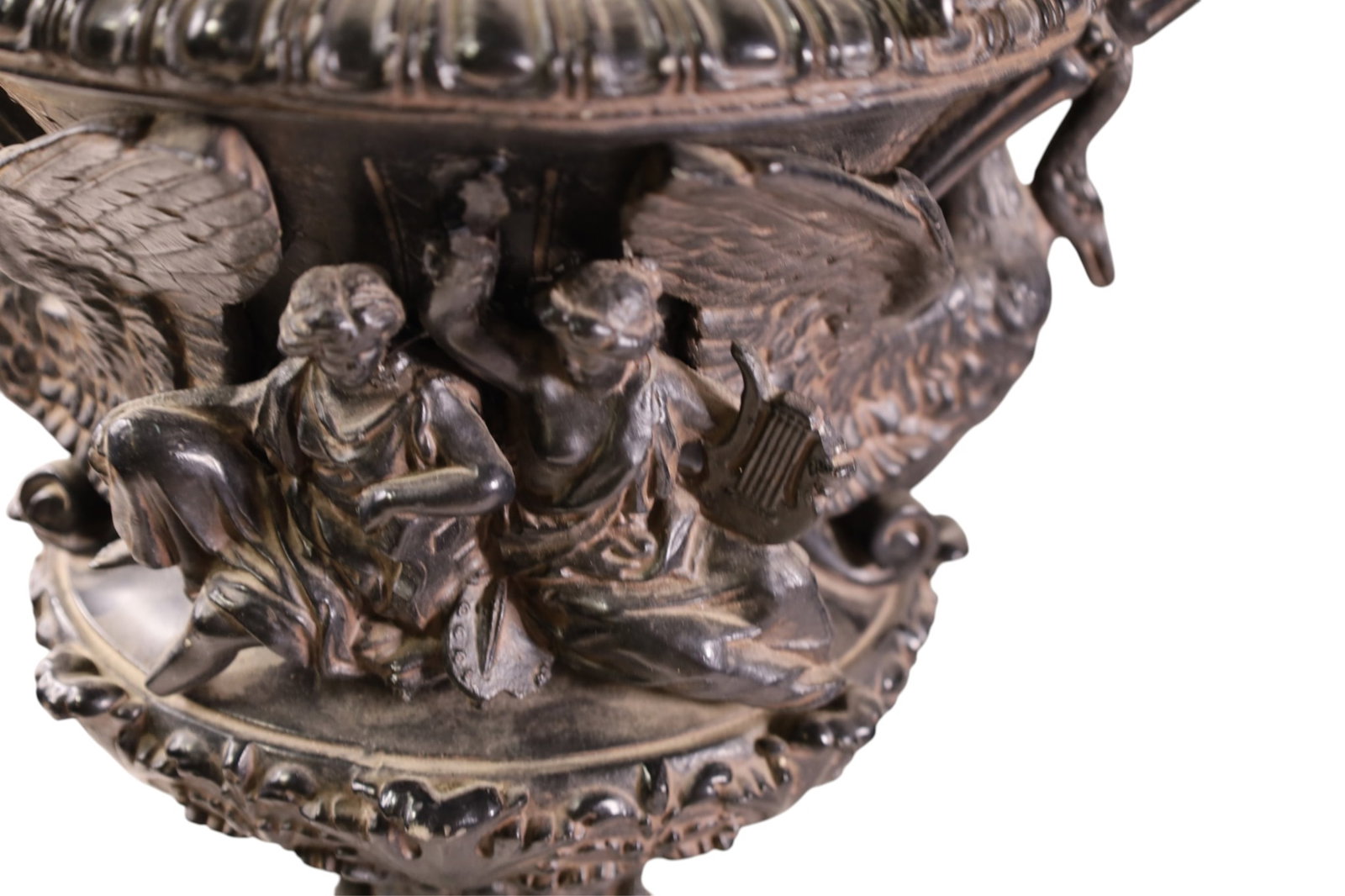 DECORATIVE LIDDED URN - 5