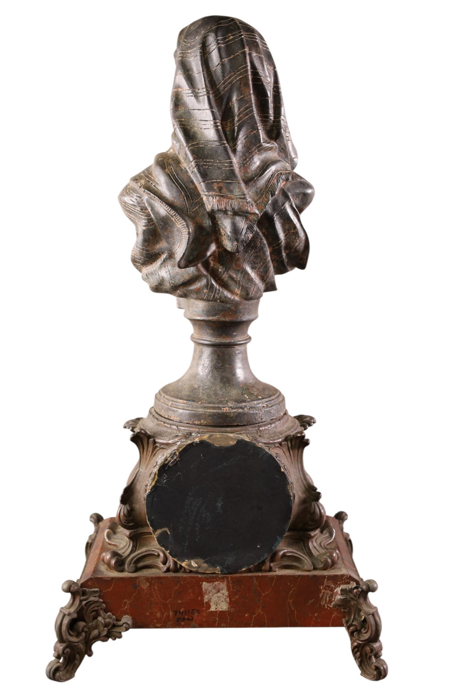VICTORIAN FIGURAL MANTLE CLOCK - 4