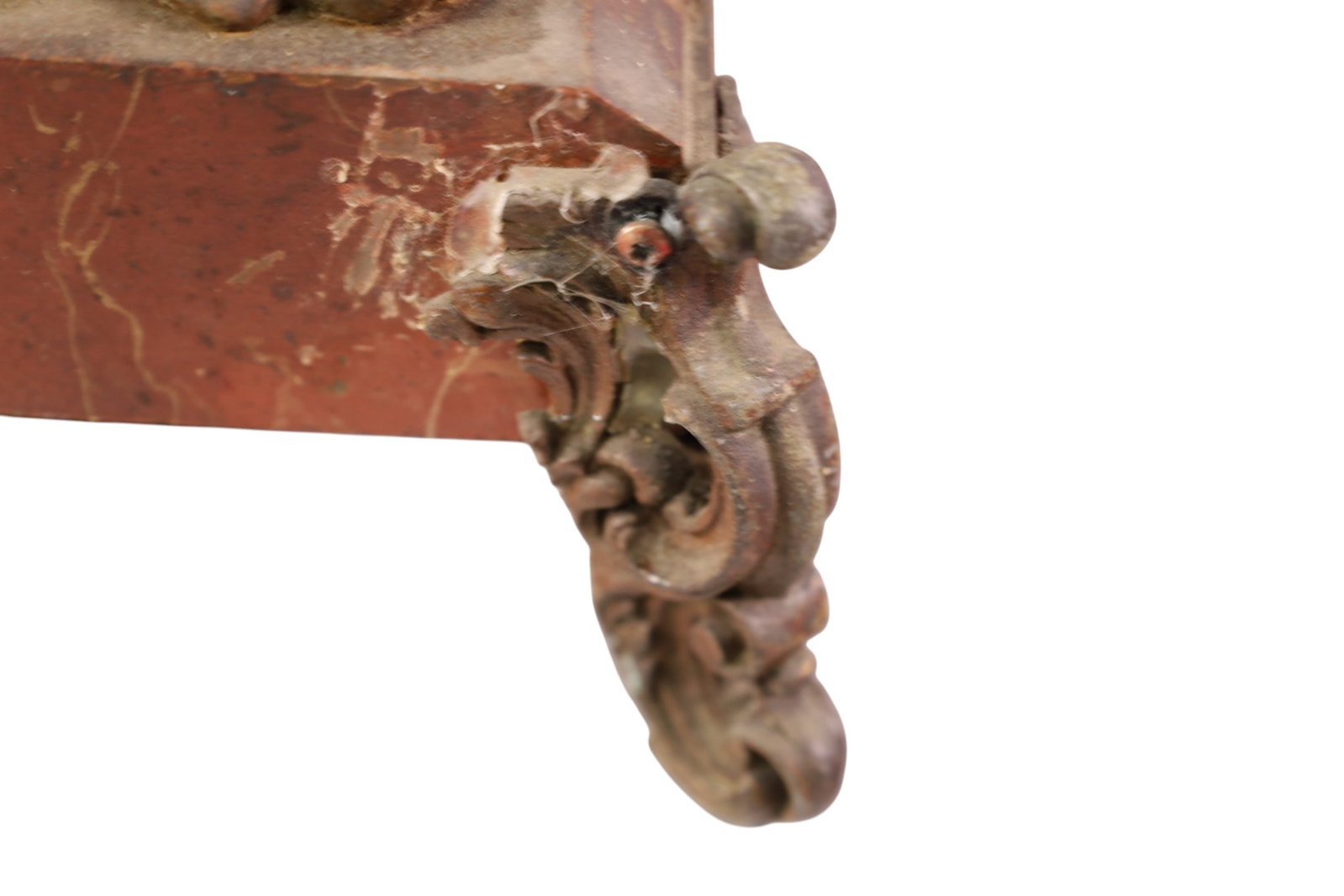 VICTORIAN FIGURAL MANTLE CLOCK - 5