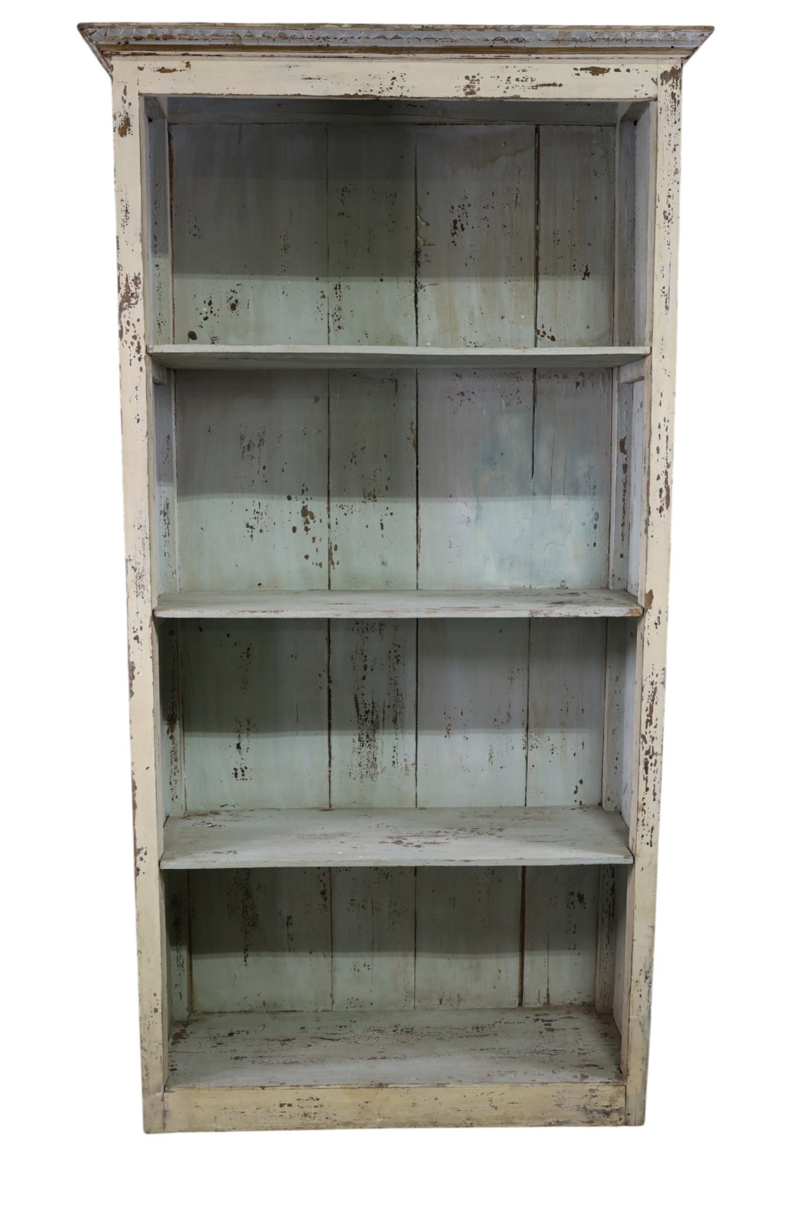 PRIMITIVE PAINTED BOOKSHELF - 2