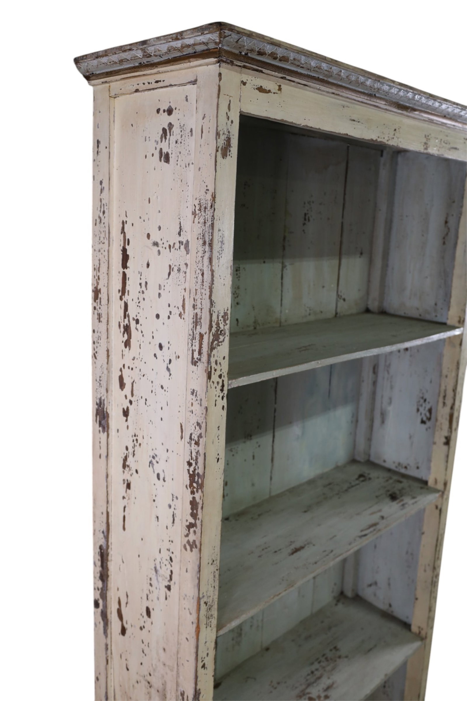 PRIMITIVE PAINTED BOOKSHELF - 3