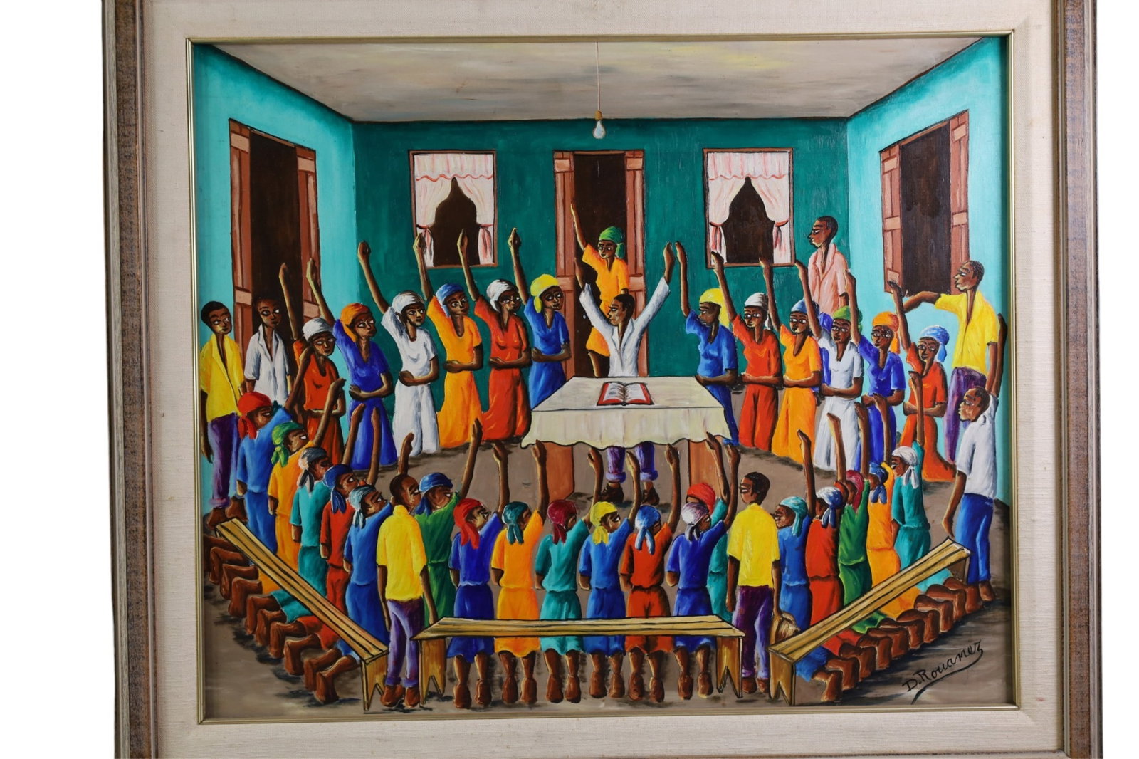 2 HAITIAN PAINTINGS - 2