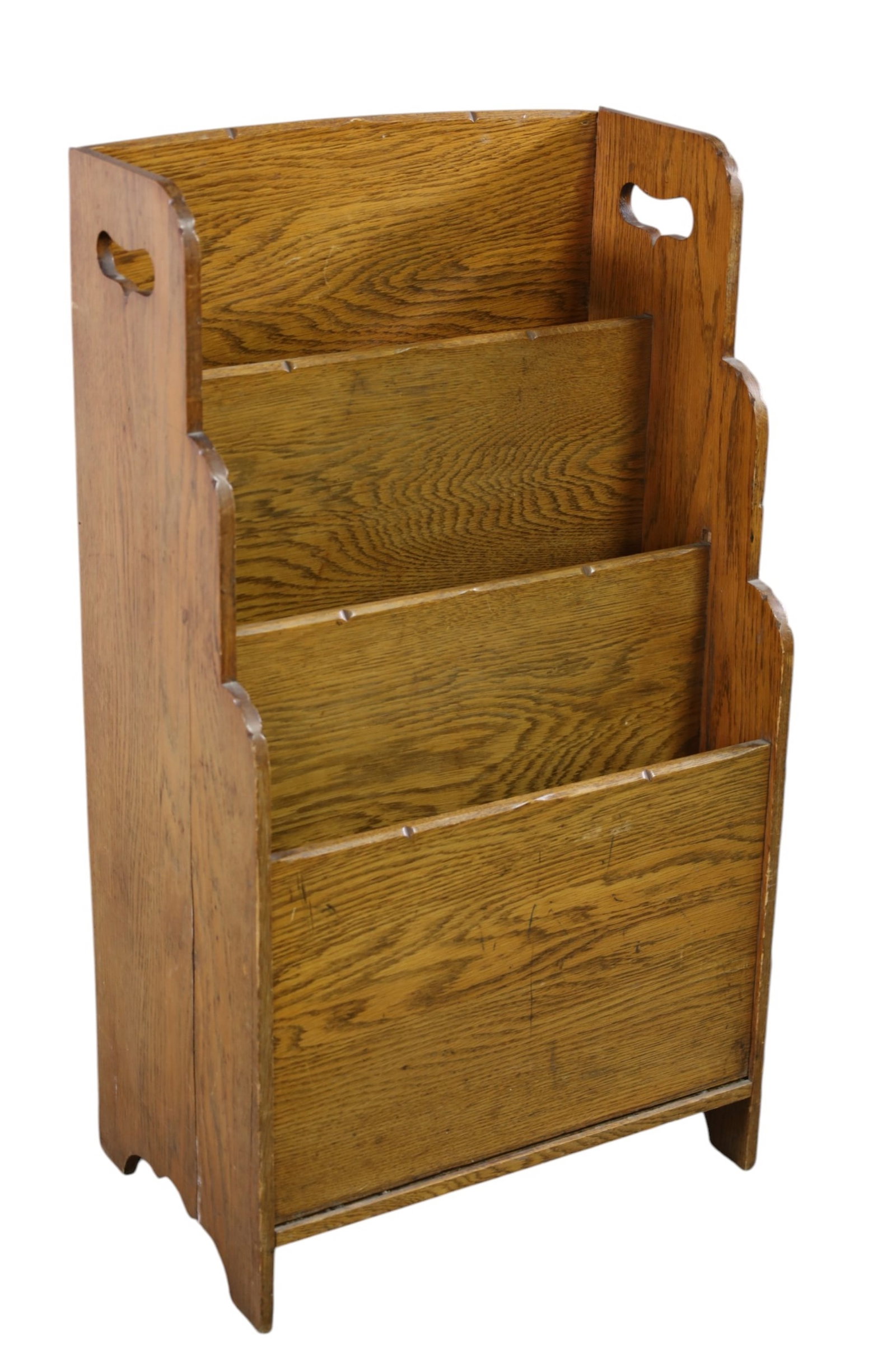 1910'S OAK MAGAZINE STAND (1 of 2)