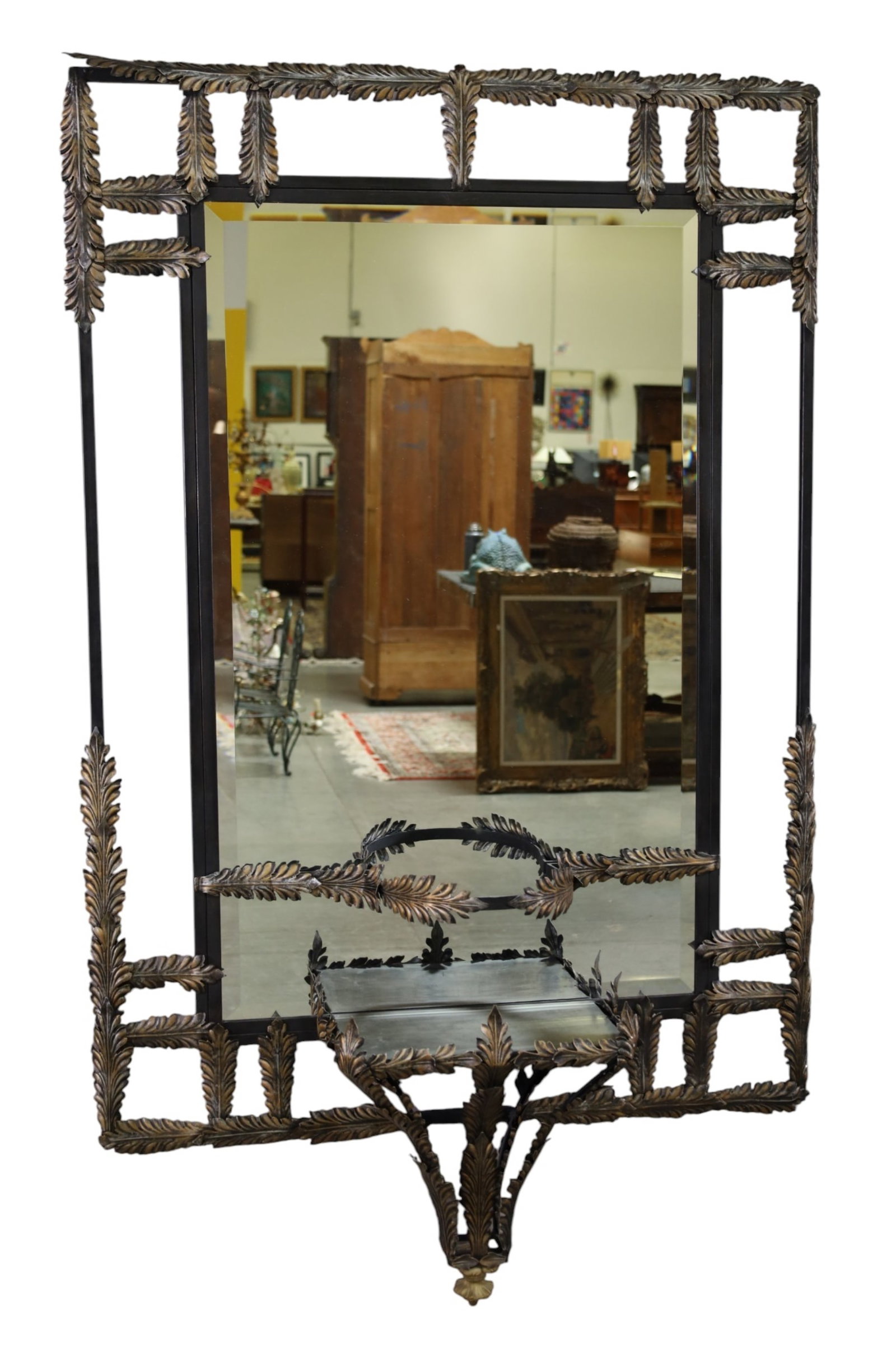 LARGE DESIGNER WALL MIRROR (1 of 3)