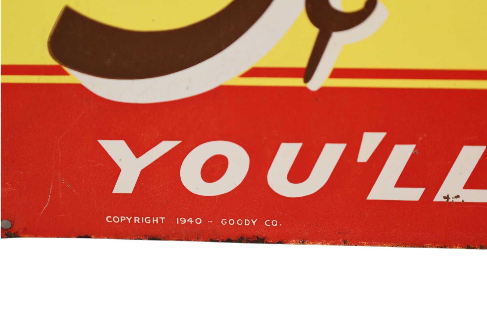 GOODY ROOT BEER TIN SIGN - 2